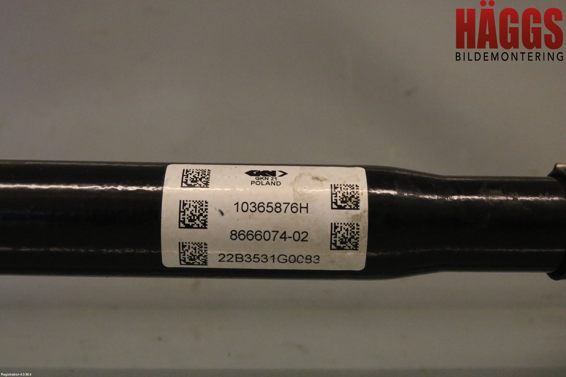 BMW 3 G20/G21/G80/G81 19- Drivaxel Bak Höger