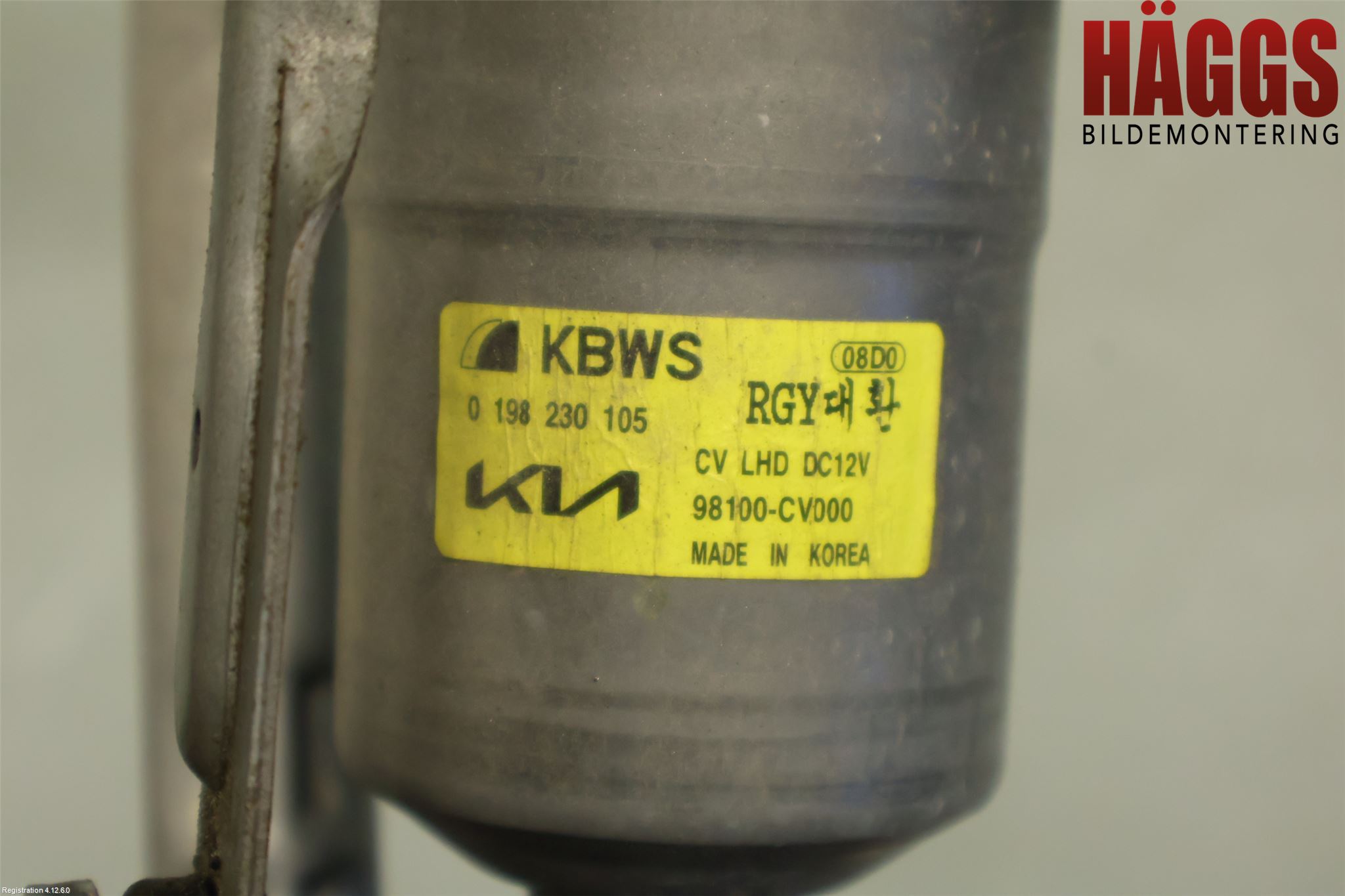 Kia EV6 (CV) 22- Torkarmotor Vindruta
