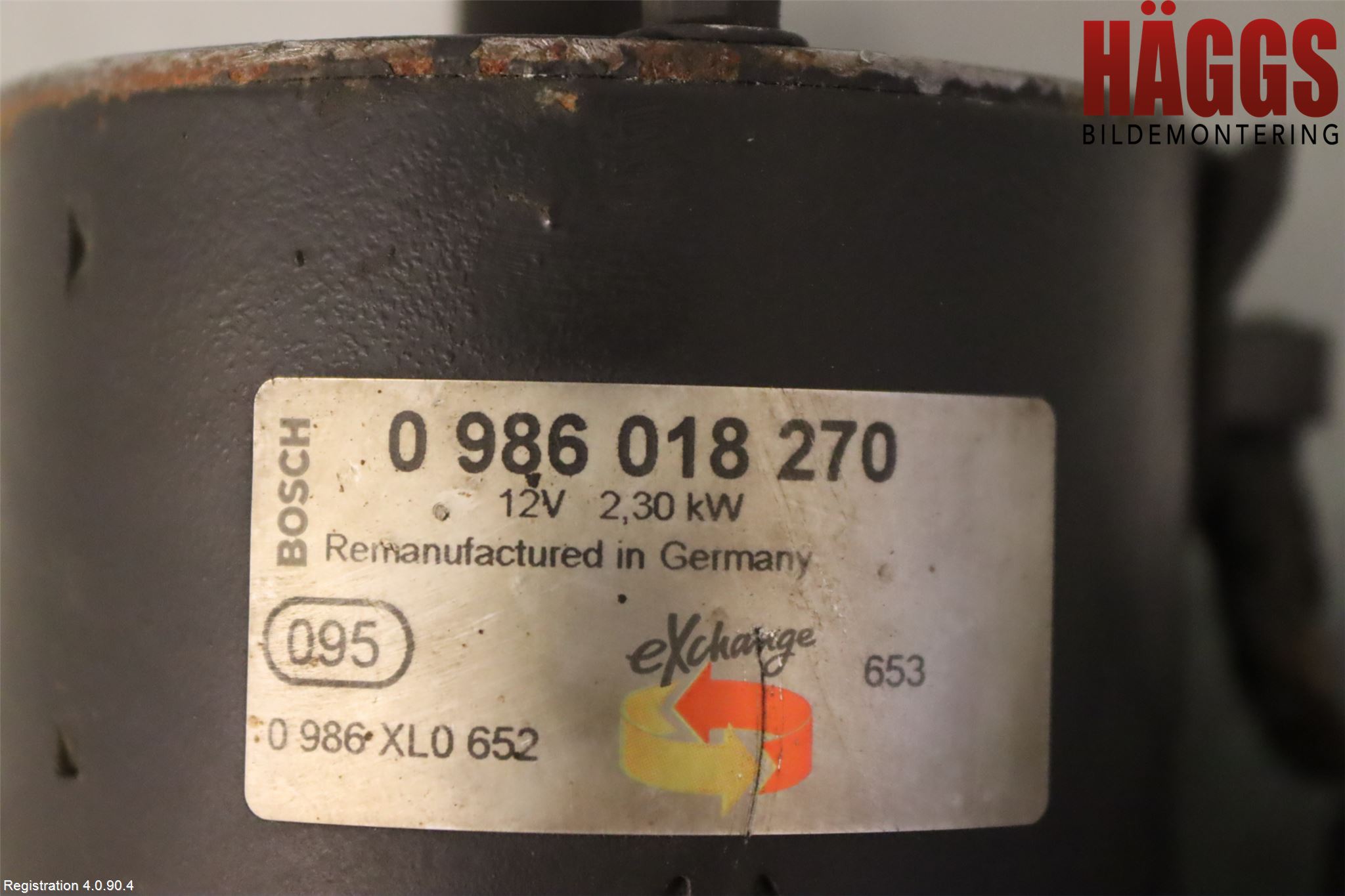 Mercedes-Benz MB SPRINTER(W901-905) -07 Startmotor Diesel