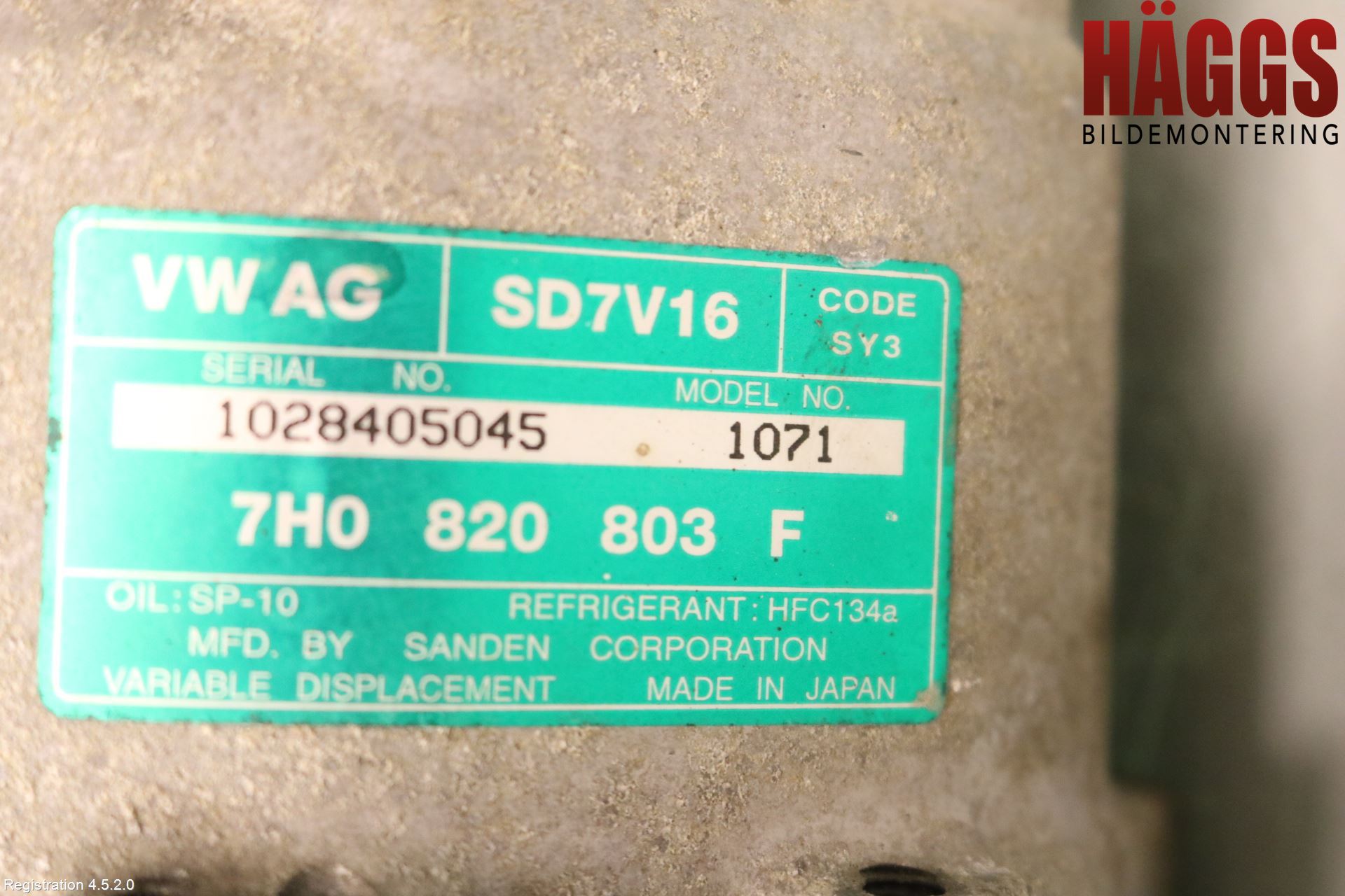 Volkswagen VW CADDY      04-10 Ac Kompressor