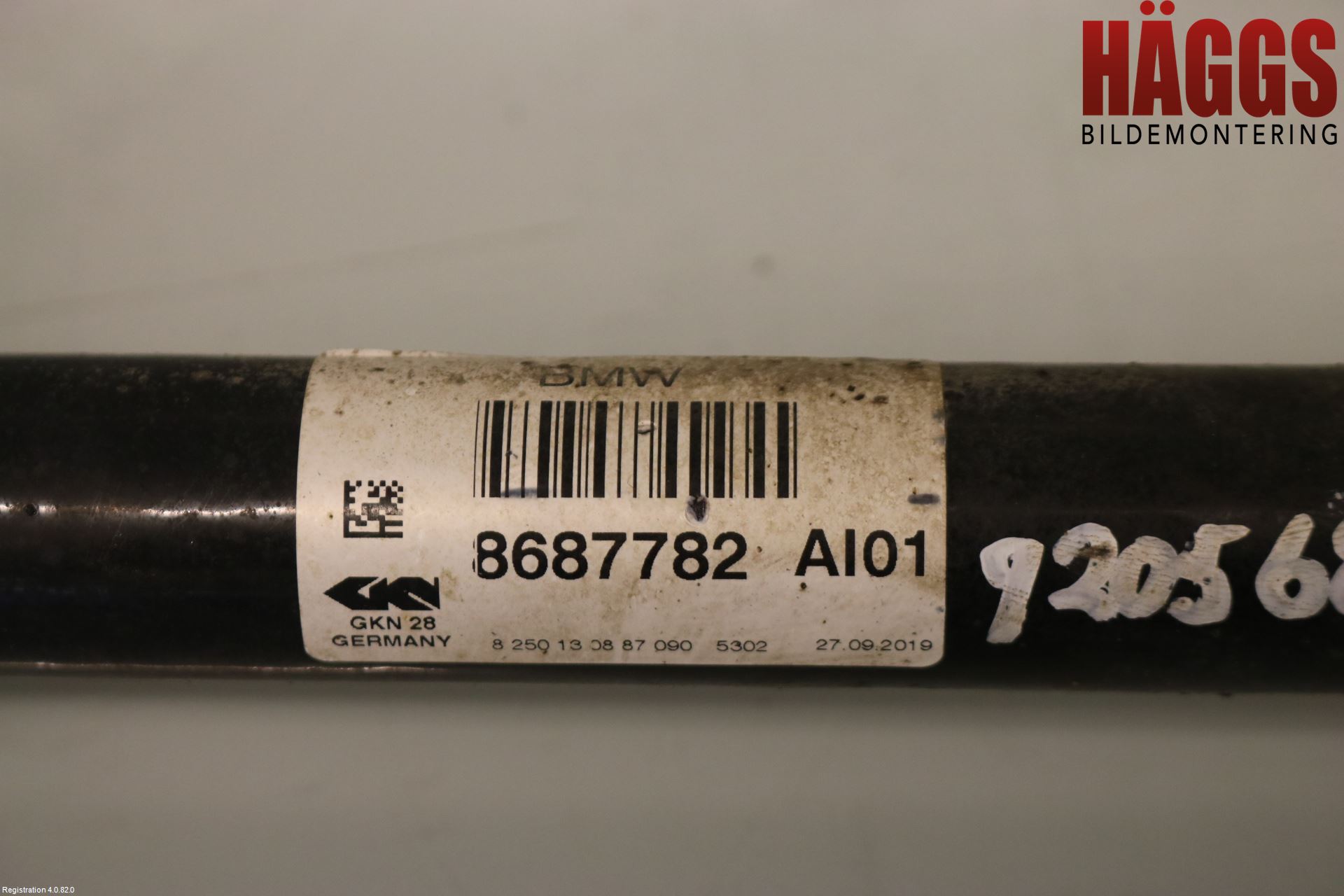 BMW X3 G01 18- Drivaxel Fram Höger