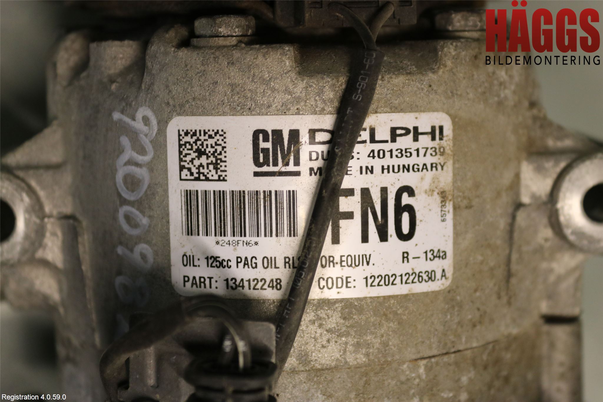 Opel ASTRA J 10-15 Ac Kompressor