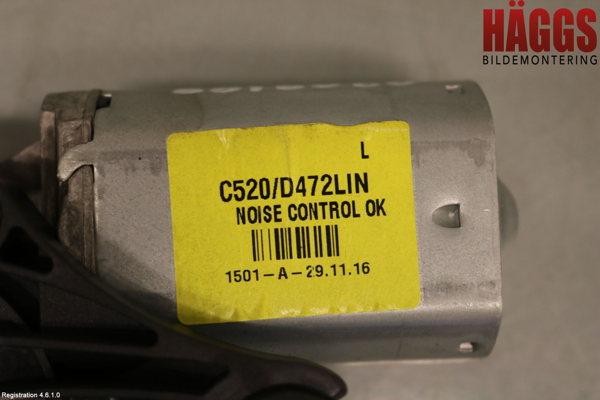 Ford KUGA 17-19 Torkarmotor Baklucka