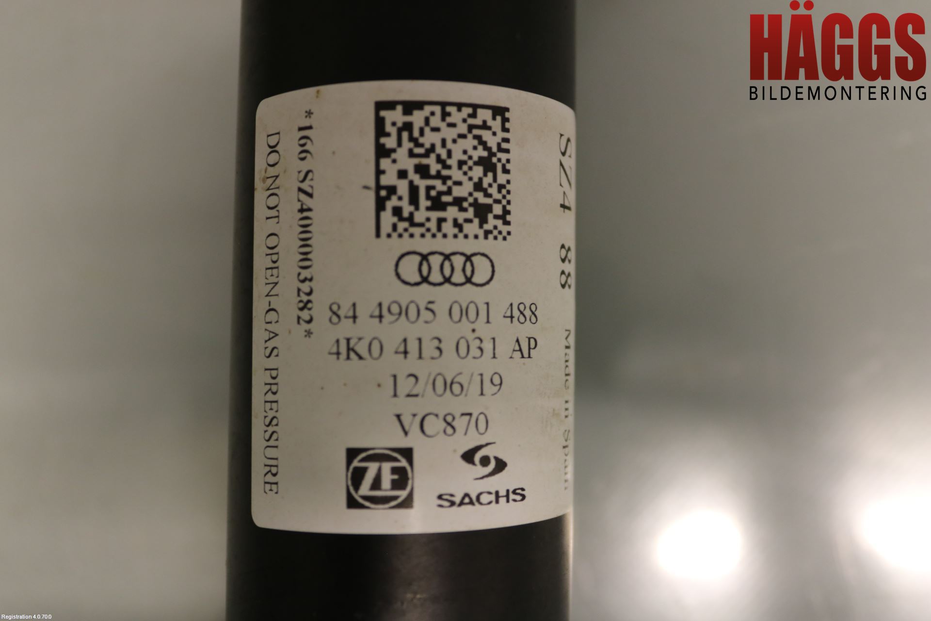 Audi A6 F2/C8 19- Fjäderben Fram Höger