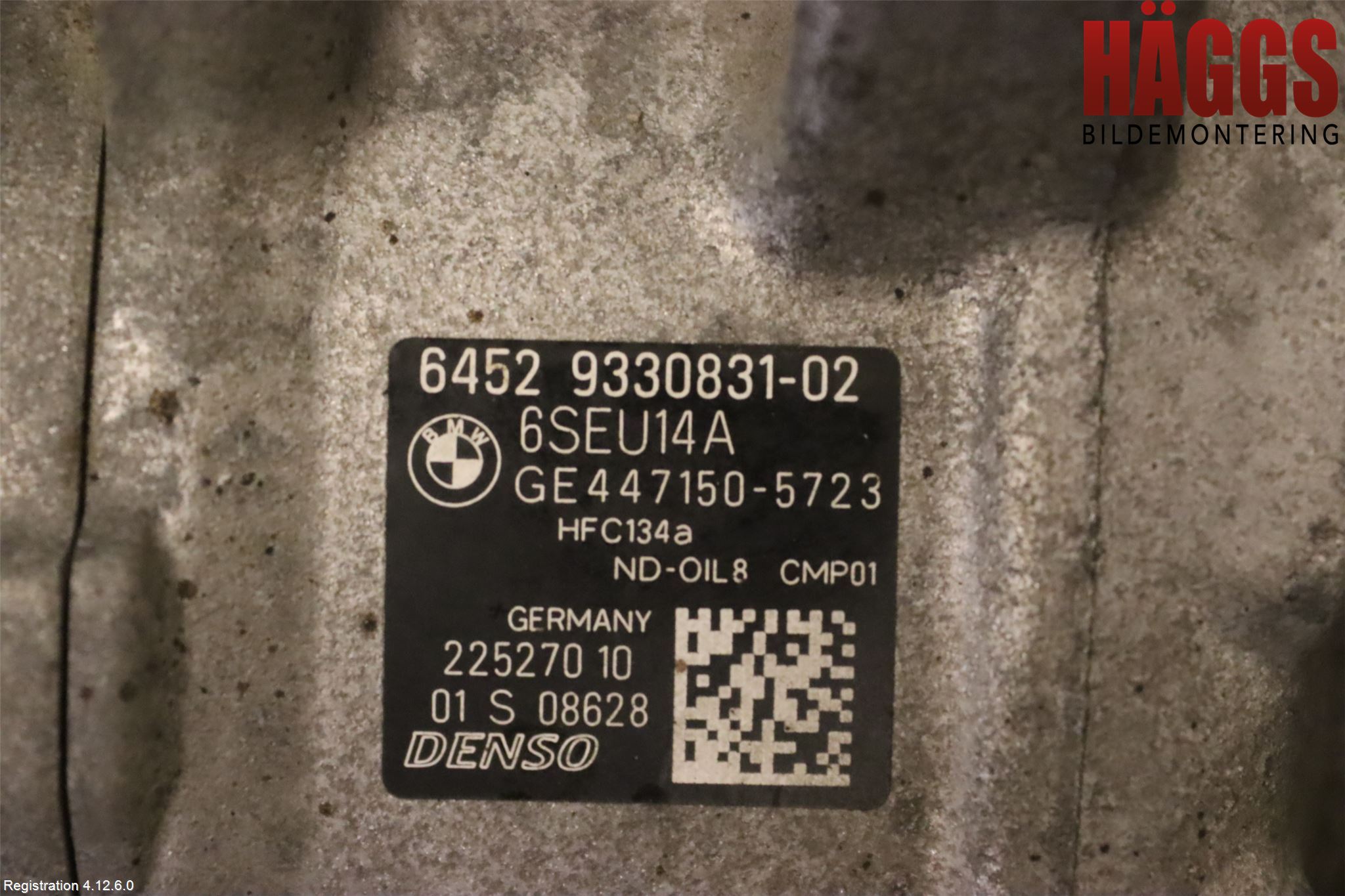 BMW 3 F30/F31/F80 12-19 Ac Kompressor