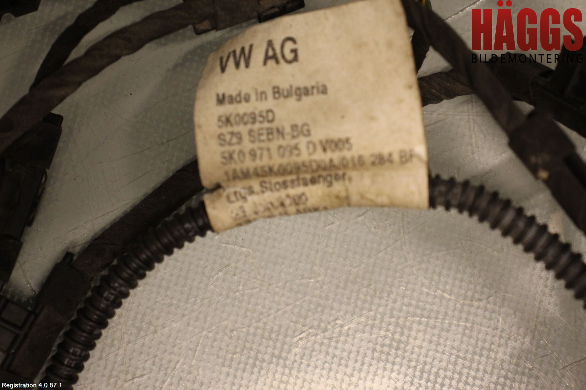 Volkswagen VW GOLF VI 09-13 Kabelhärva