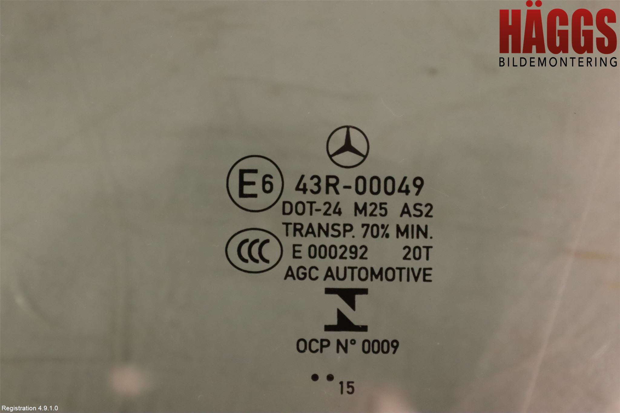 Mercedes-Benz MB C-KLASS (W205) 14-21 Dörruta Fram Vänster