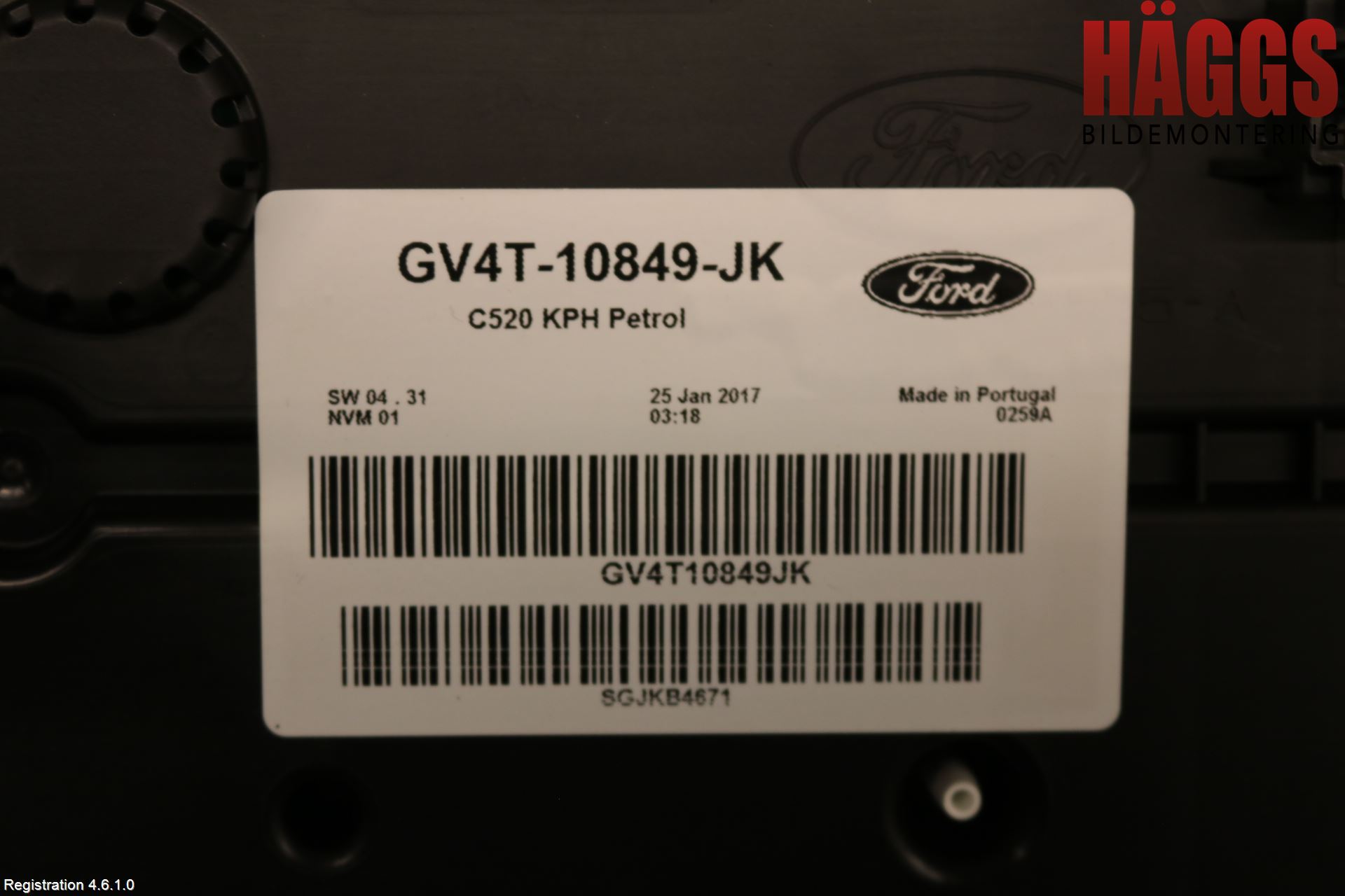 Ford KUGA 17-19 Instrument Komb