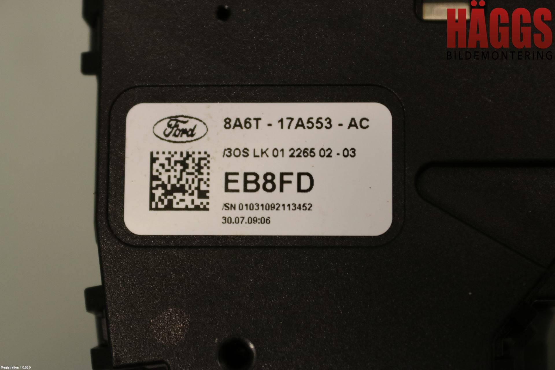 Ford FIESTA 09-12 Spak Torkar-Spolomk