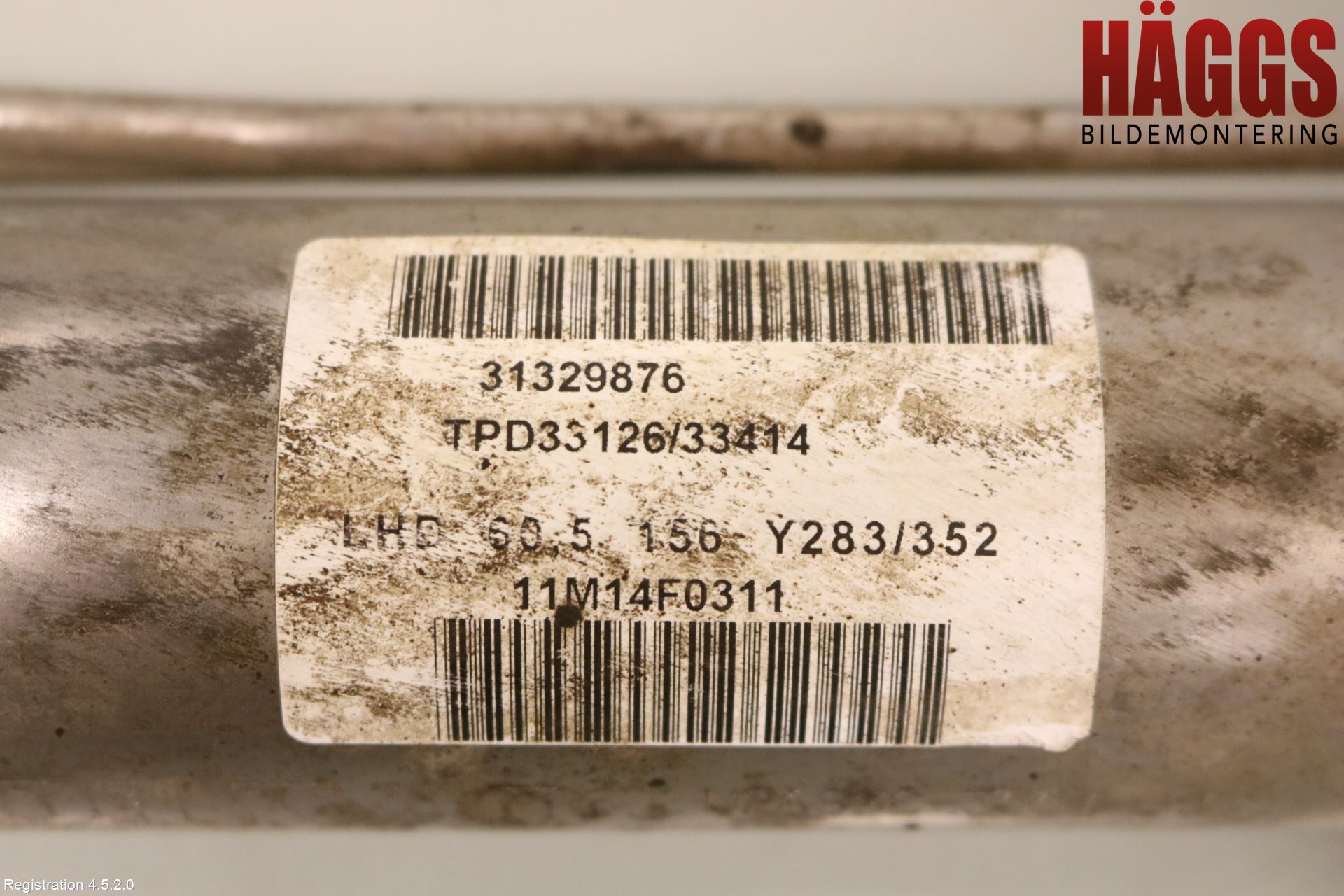 Volvo V60 11-13 Styrväxel Servo -Snäcka