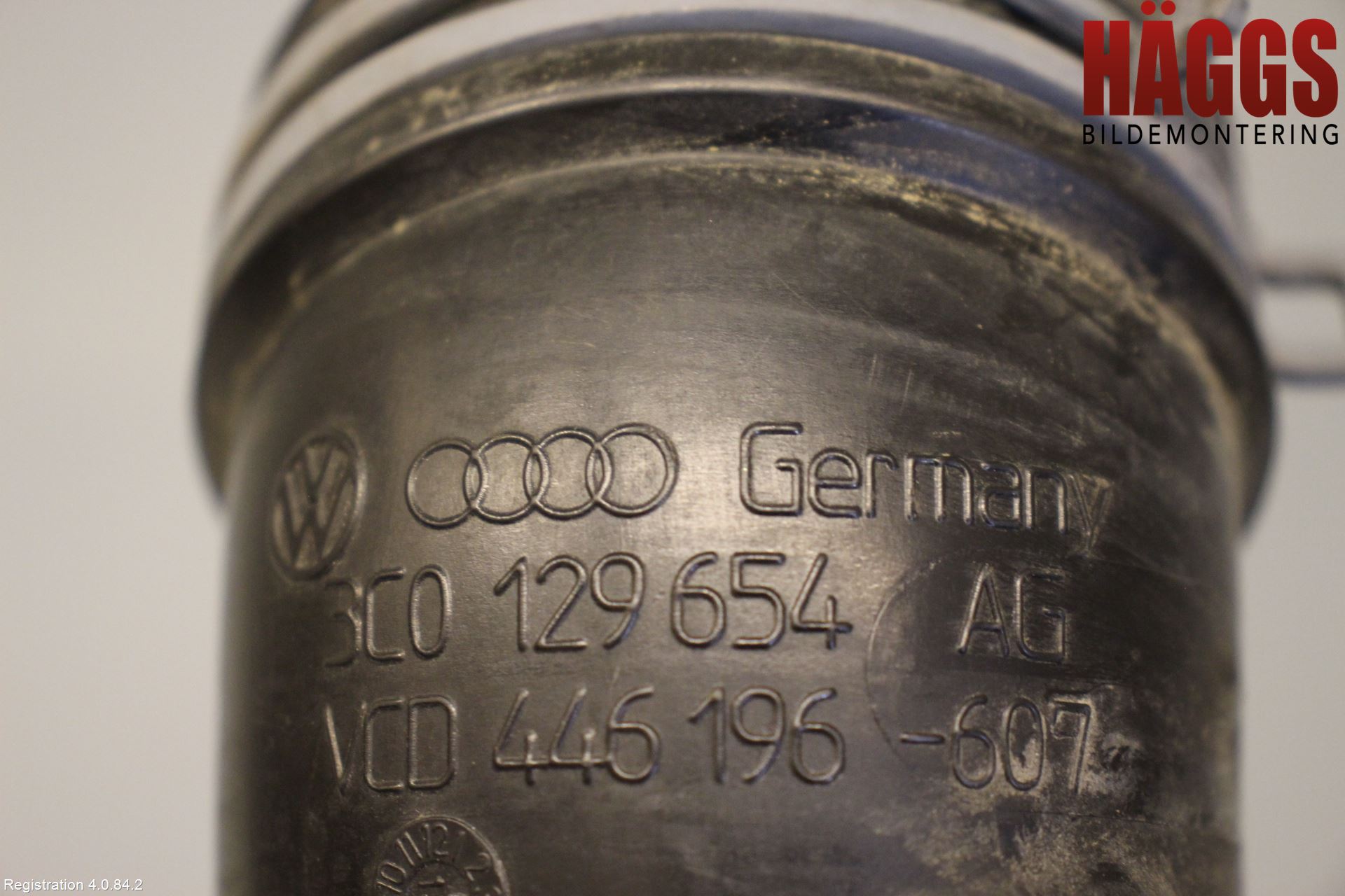 Volkswagen VW GOLF VI 09-13 Förg-Bälg-Rör Mot Luftr