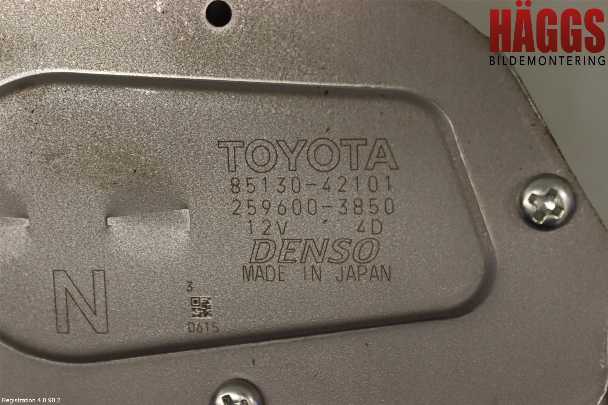 Toyota RAV4 19- Torkarmotor Baklucka