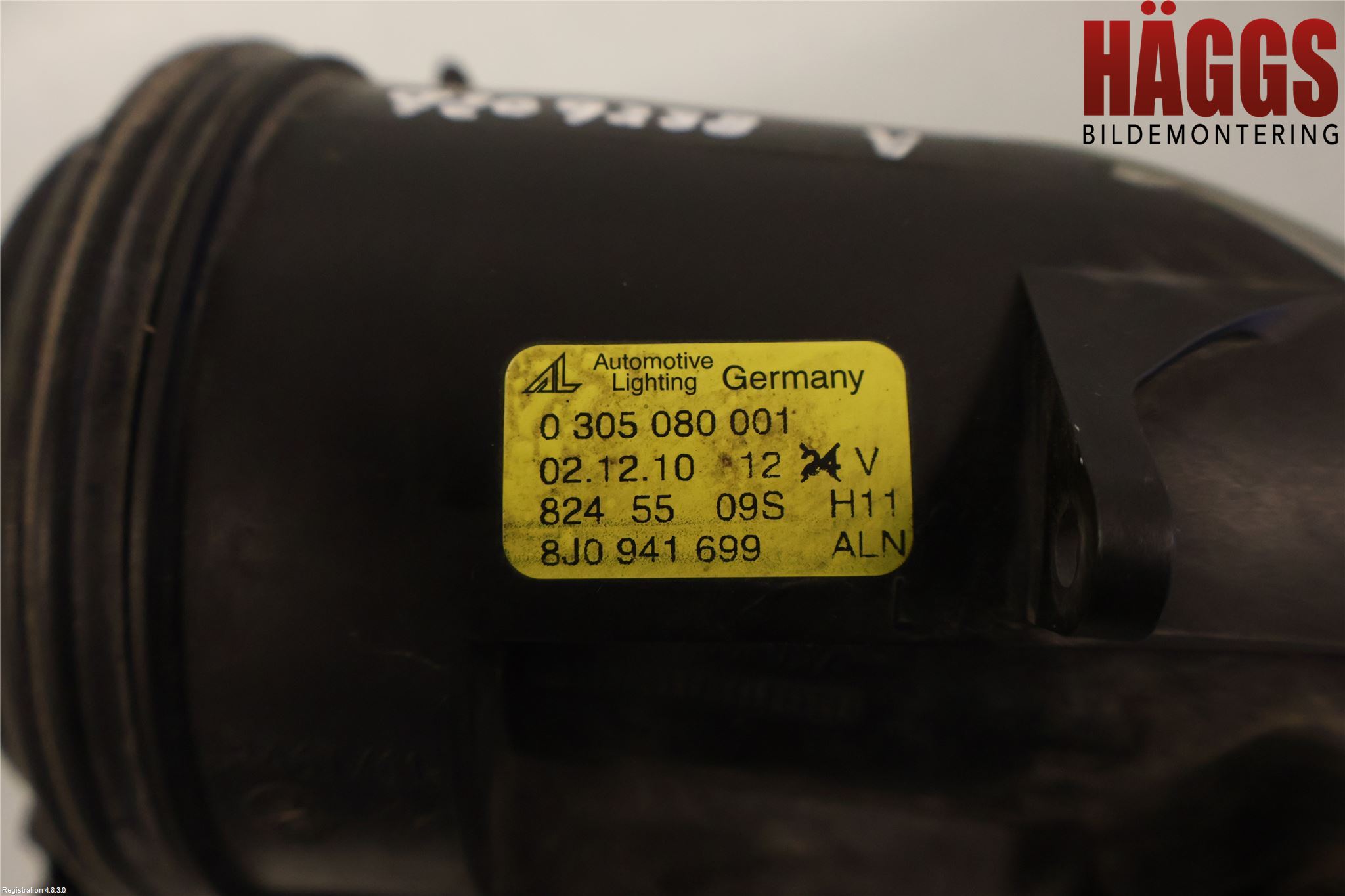 Audi TT/TTS 07-14 Dimljus-Varselljus Fram