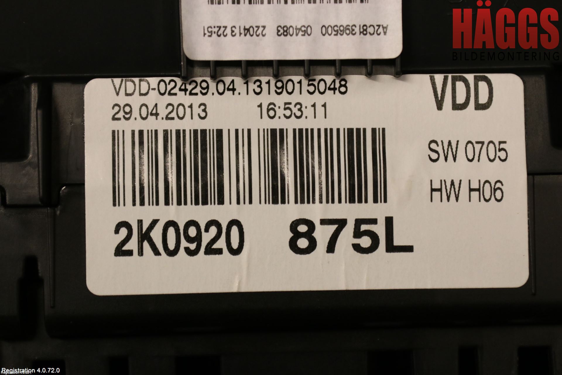 Volkswagen VW CADDY 11-15 Instrument Komb