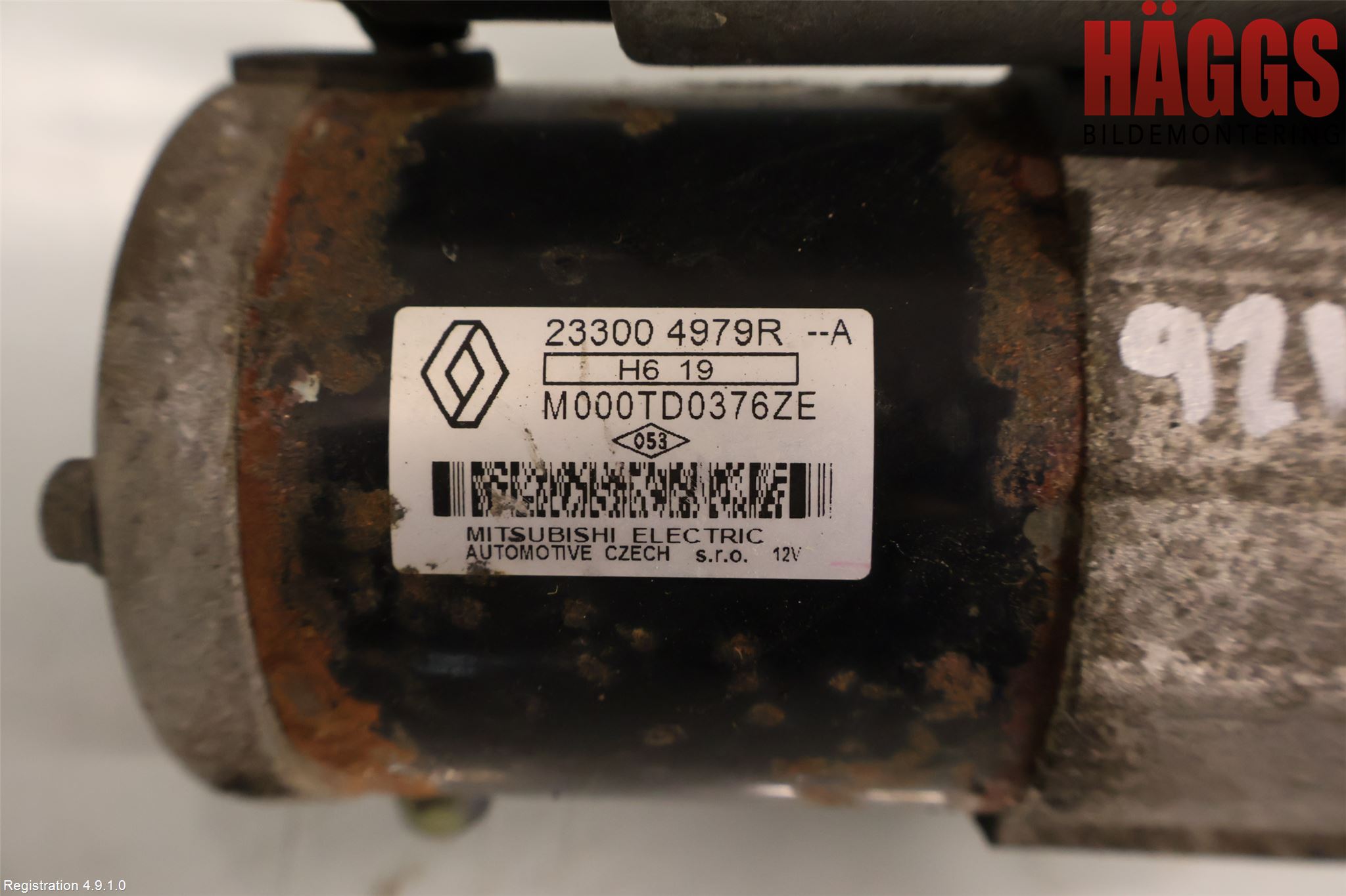 Nissan QASHQAI 14-17 Startmotor