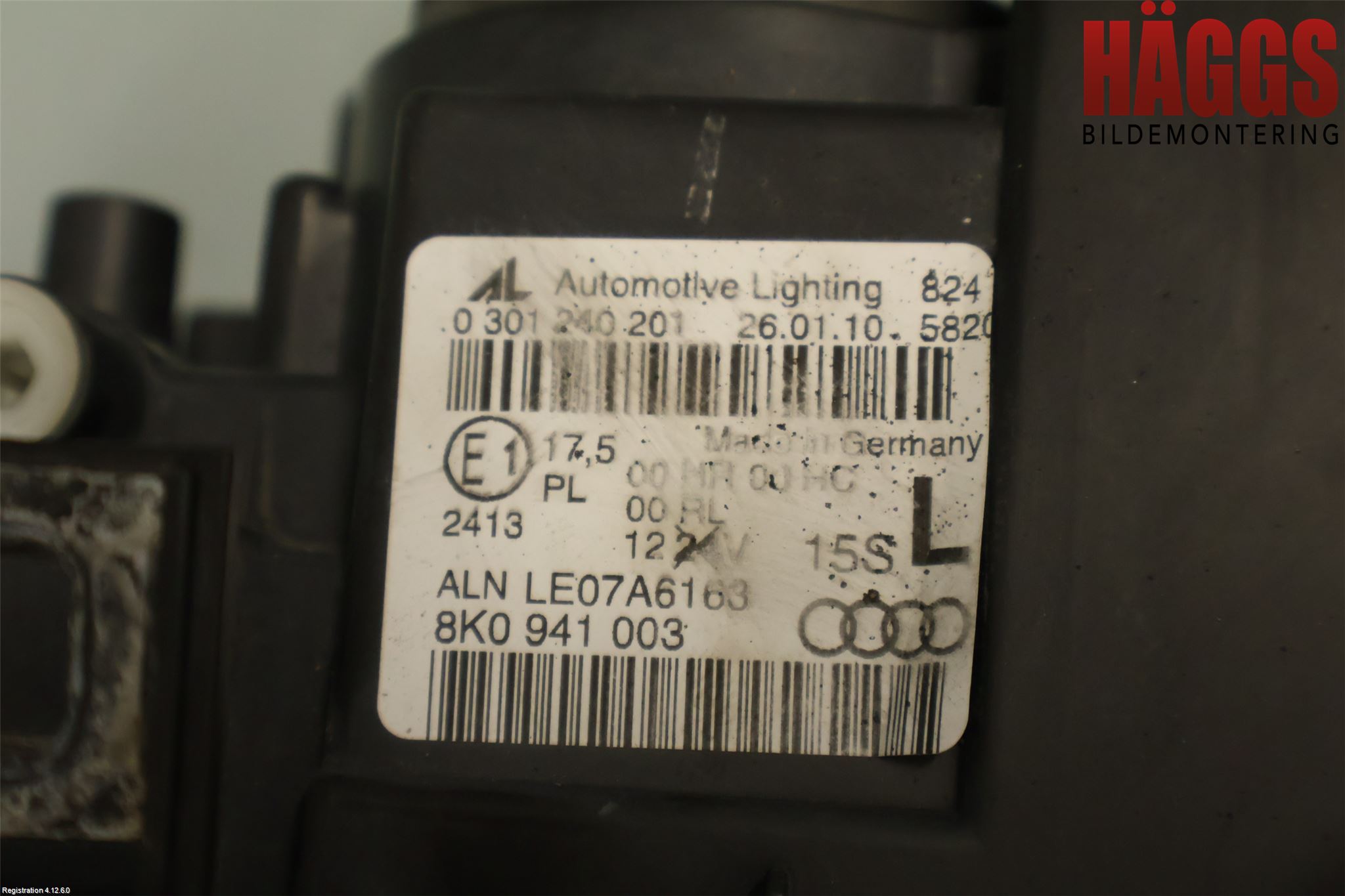 Audi A4 ALLROAD 09-16 Strålkastare Vänster