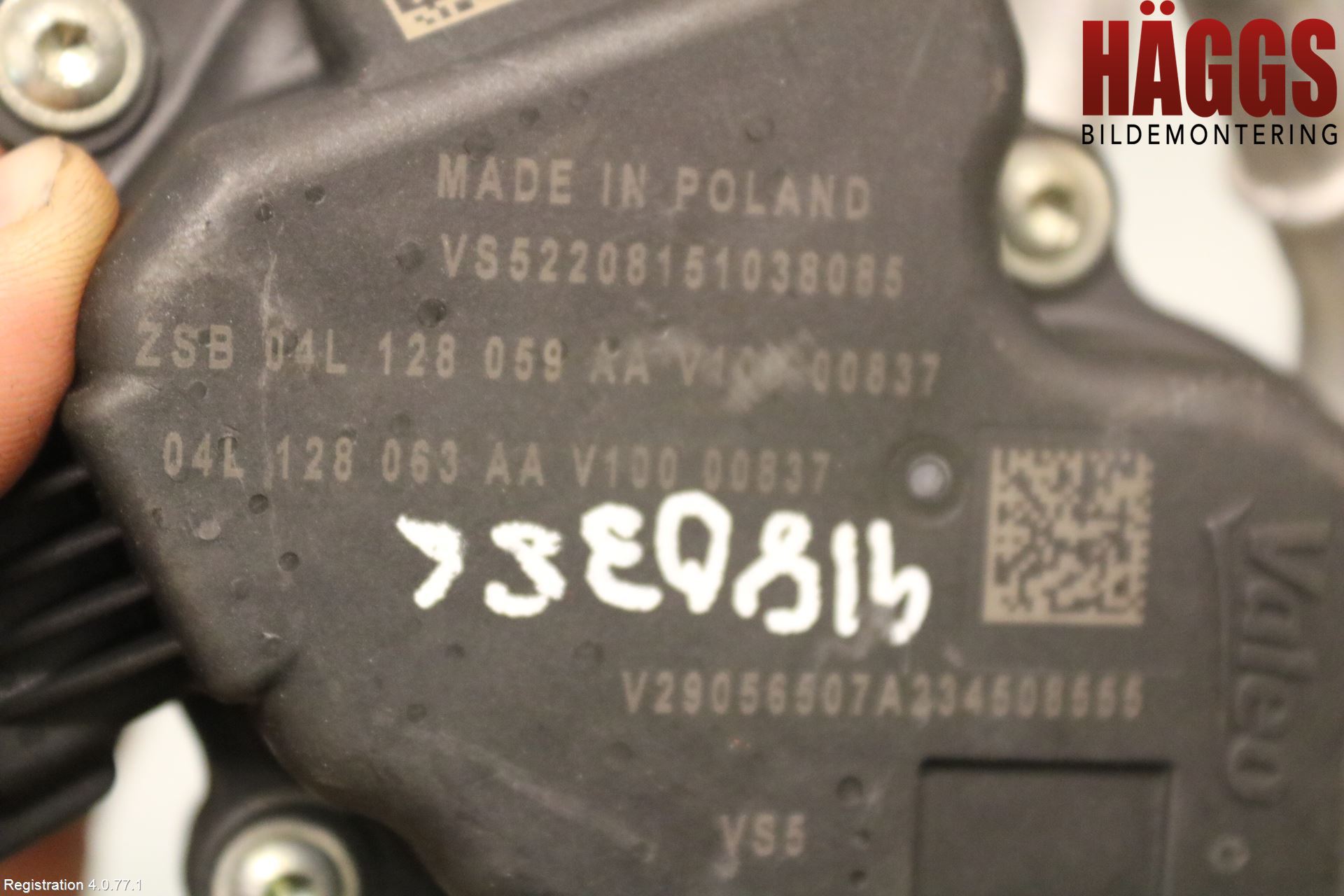 Volkswagen VW SHARAN 11- Injspjällhus