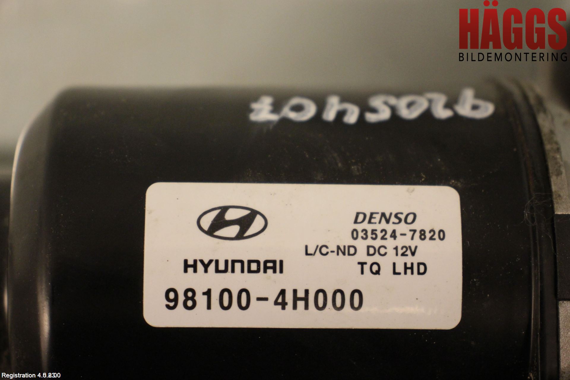 Hyundai H-1/STAREX 08-21 Torkarmotor Vindruta