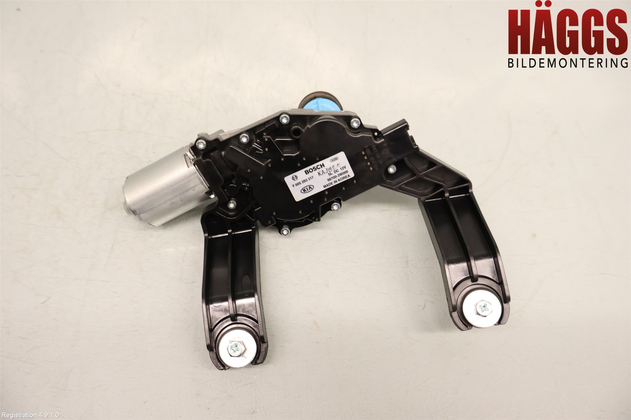 Kia SPORTAGE (SL) 11-15 Torkarmotor Baklucka