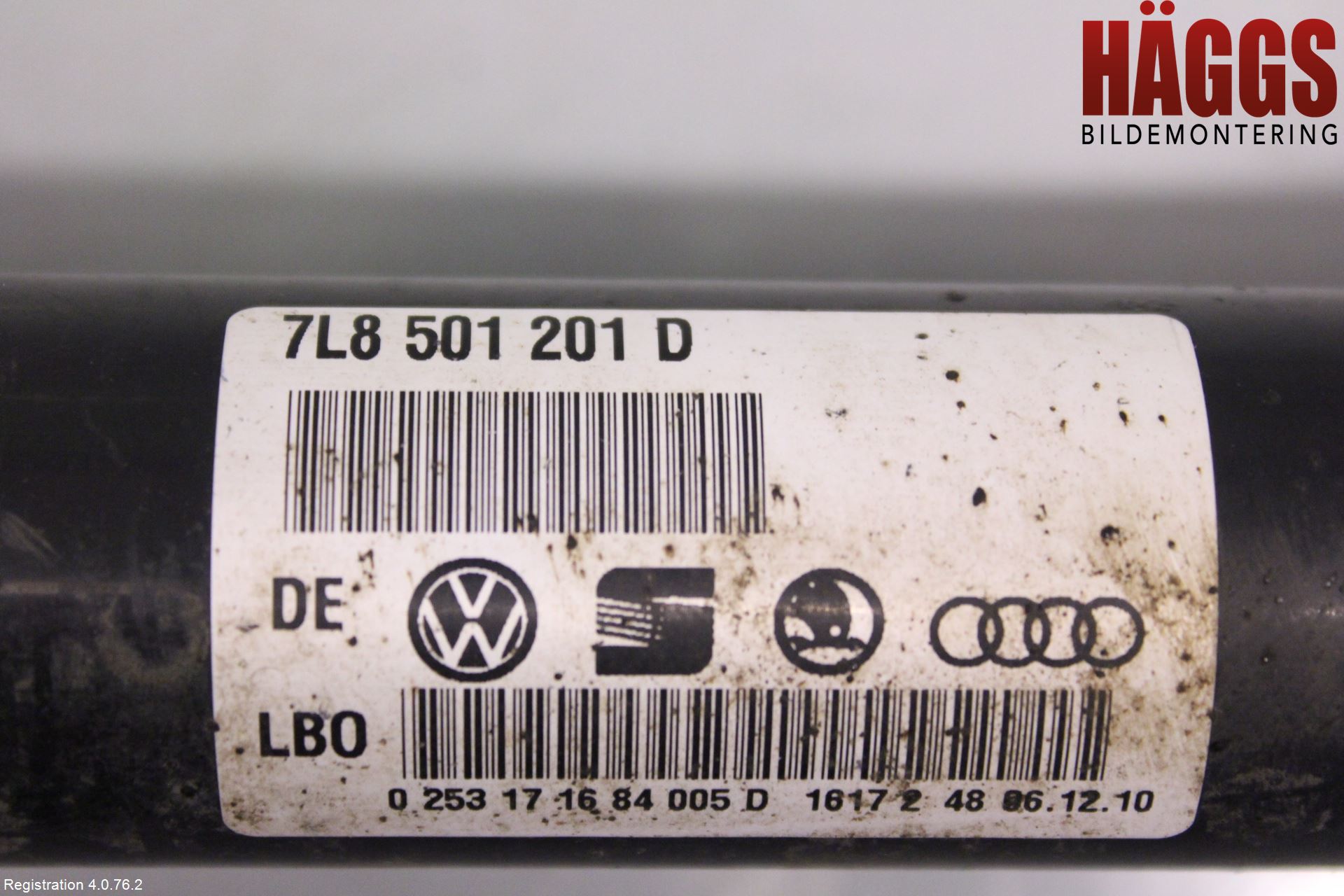 Audi Q7/SQ7 Drivaxel Bak Höger