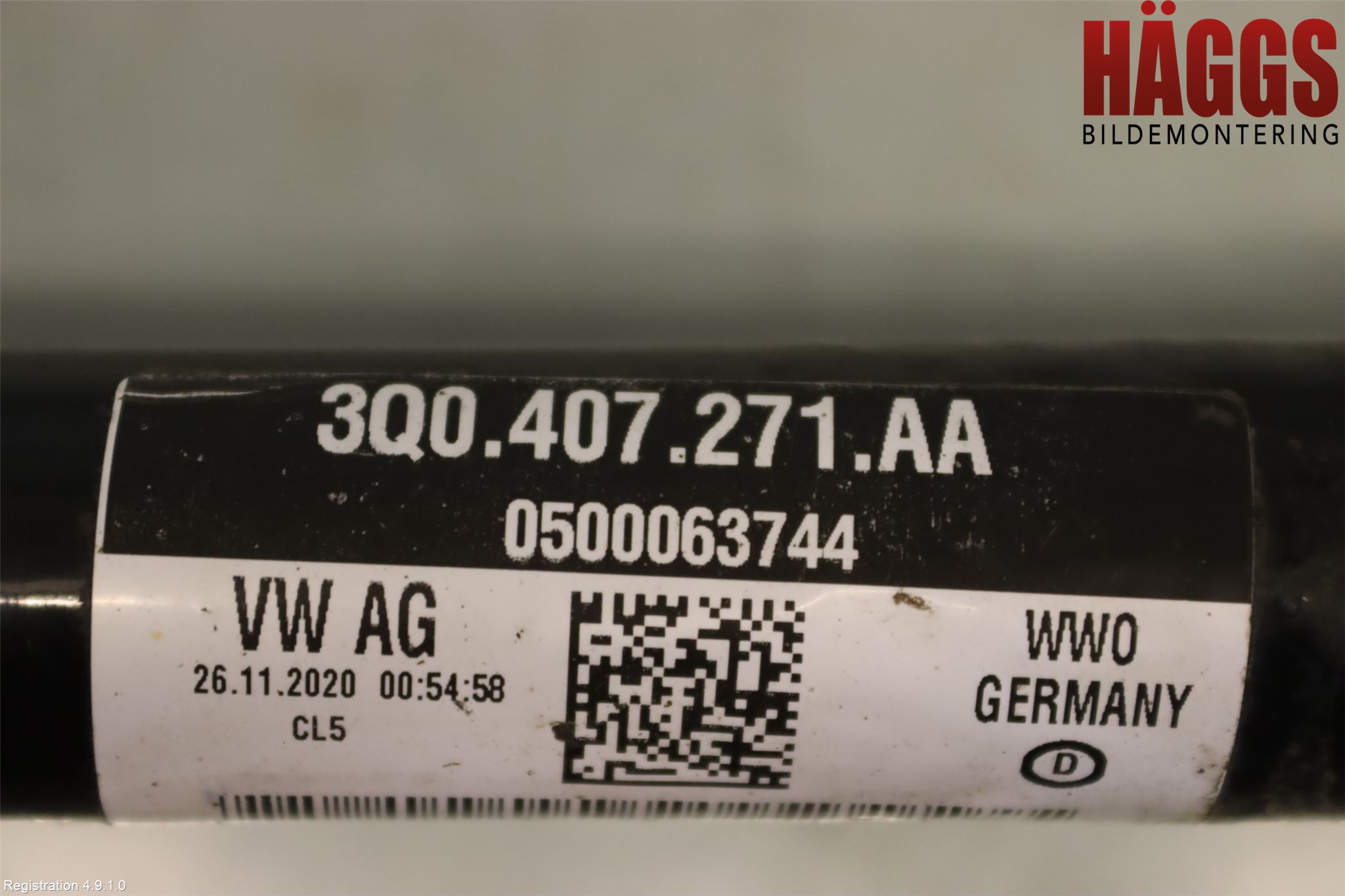 Skoda KAROQ 18- Drivaxel Fram Vänster