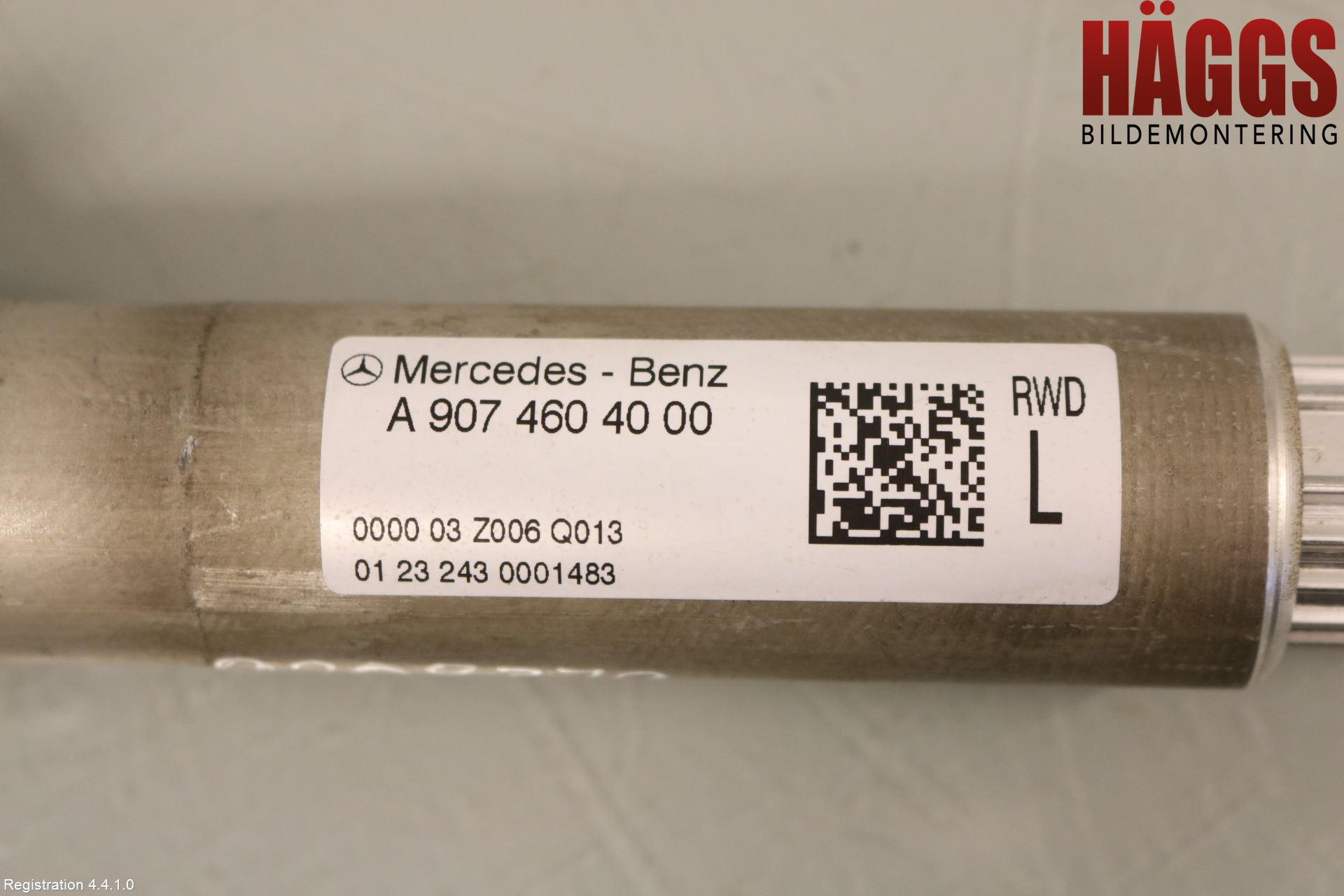 Mercedes-Benz MB SPRINTER (W907/W910) 19- Rattaxelknut
