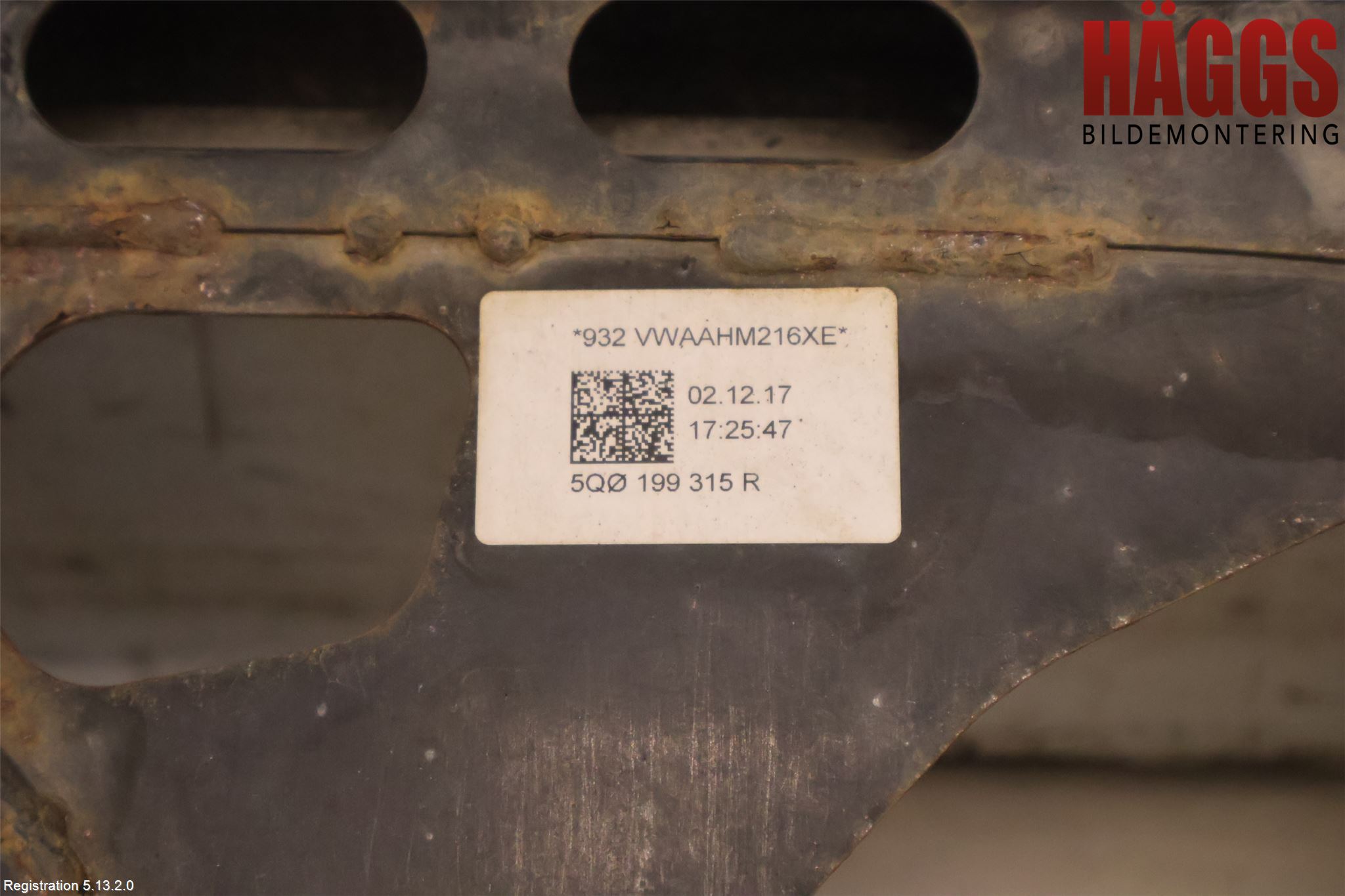 Volkswagen VW GOLF / E-GOLF VII 13-20 Framvagnsbalk