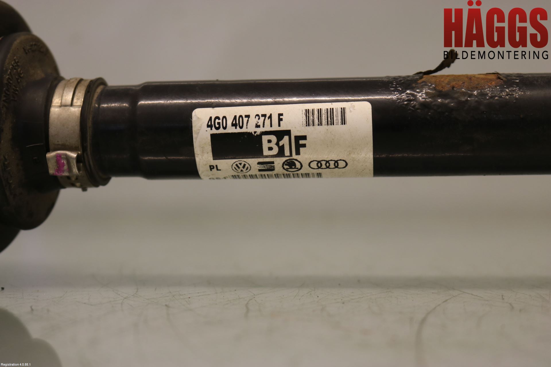 Audi A6 ALLROAD 12-18 Drivaxel Fram Vänster