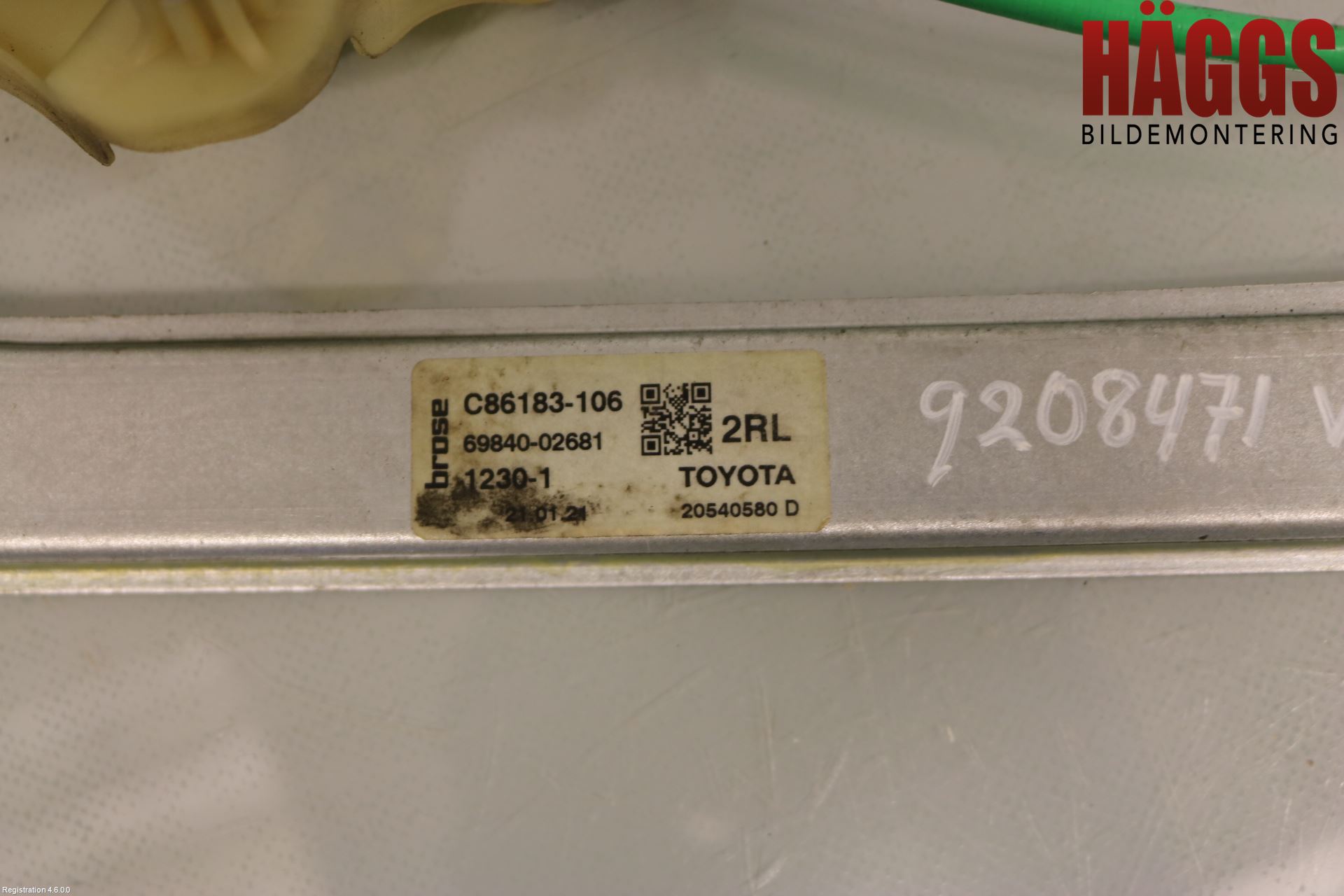 Toyota COROLLA 19- Fönsterhiss El Kompl