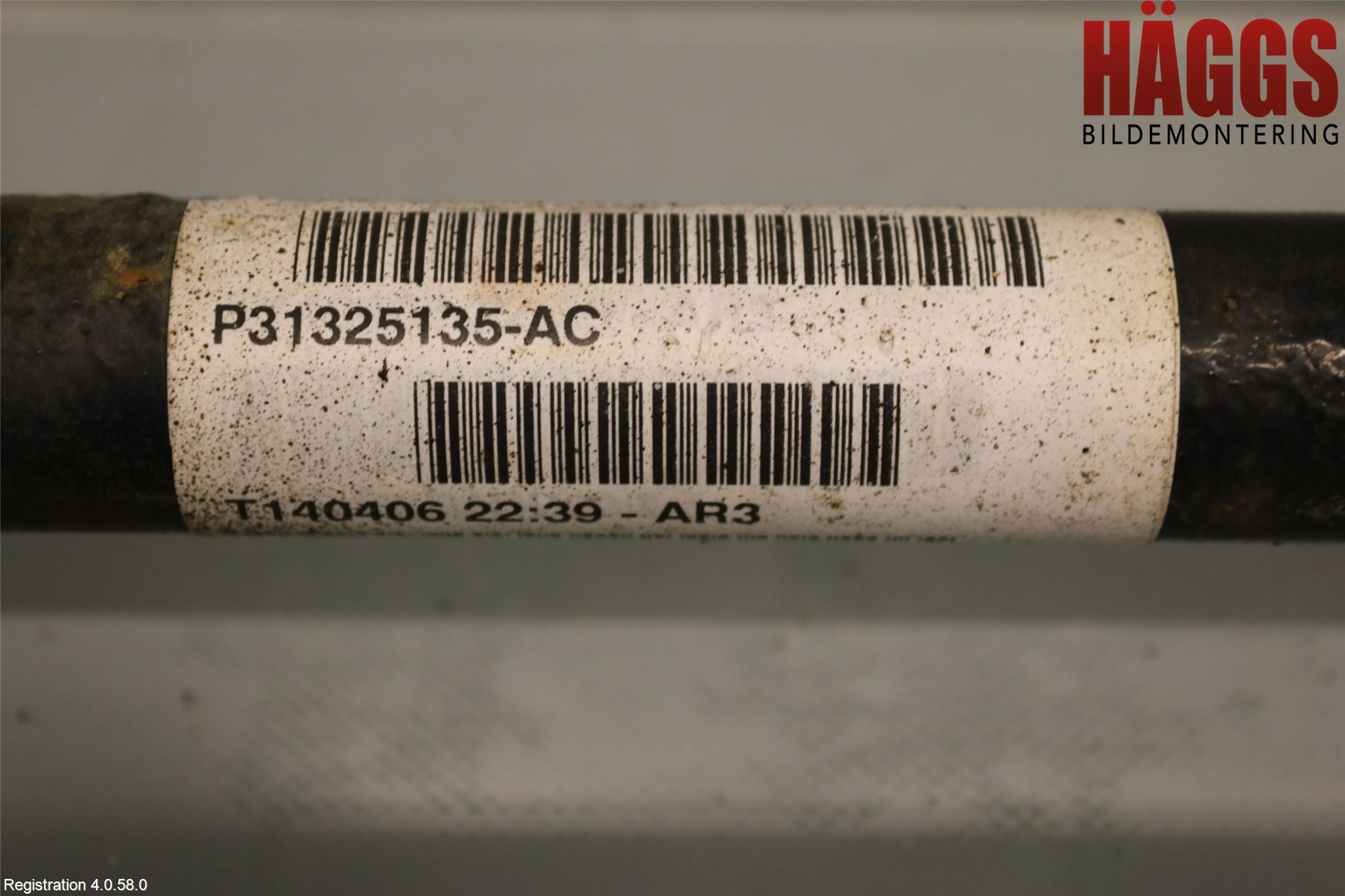 Volvo XC70 14-16 Drivaxel Bak Vä-Hö