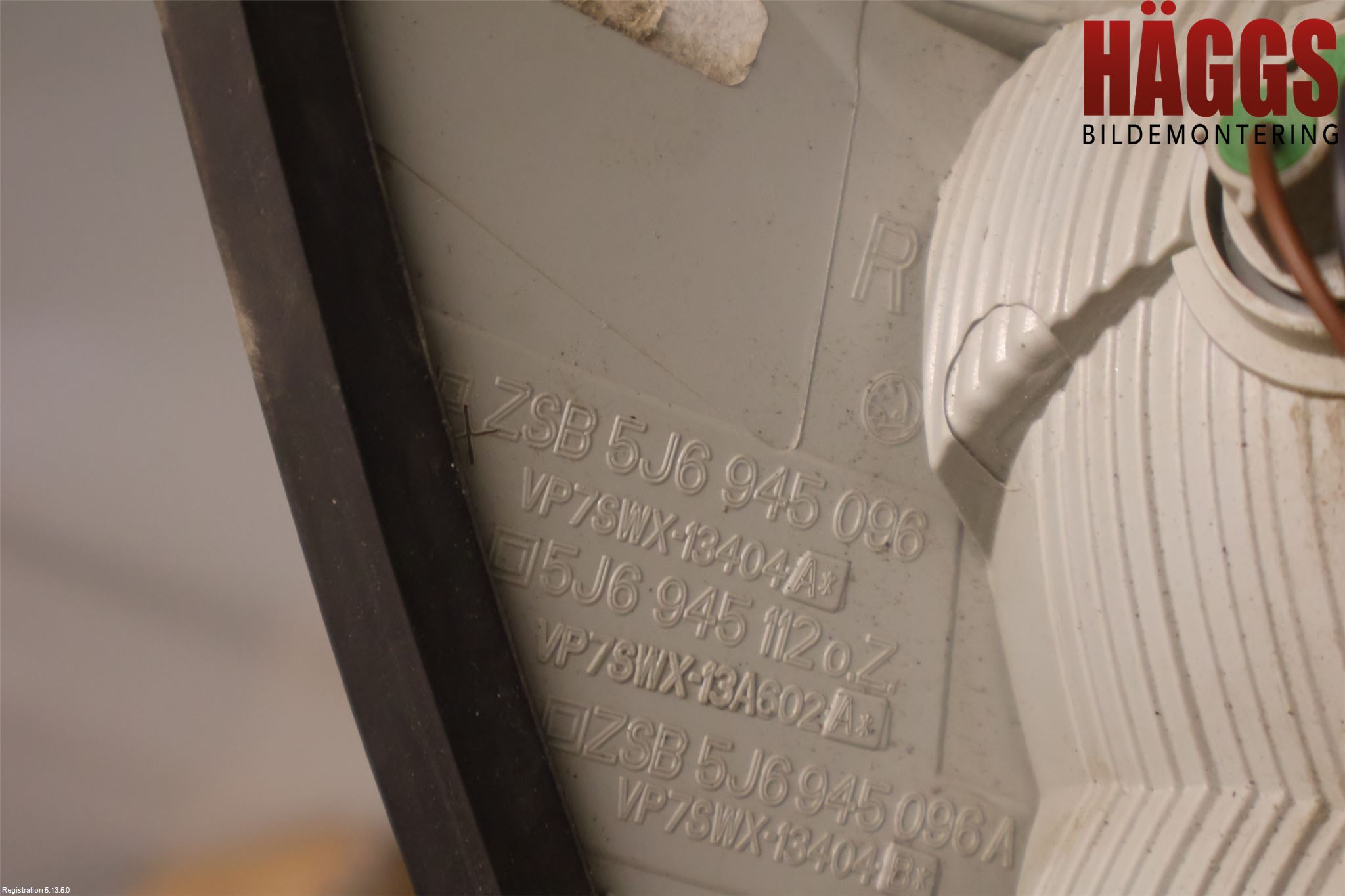 Skoda FABIA 07-14 Bakljus Höger