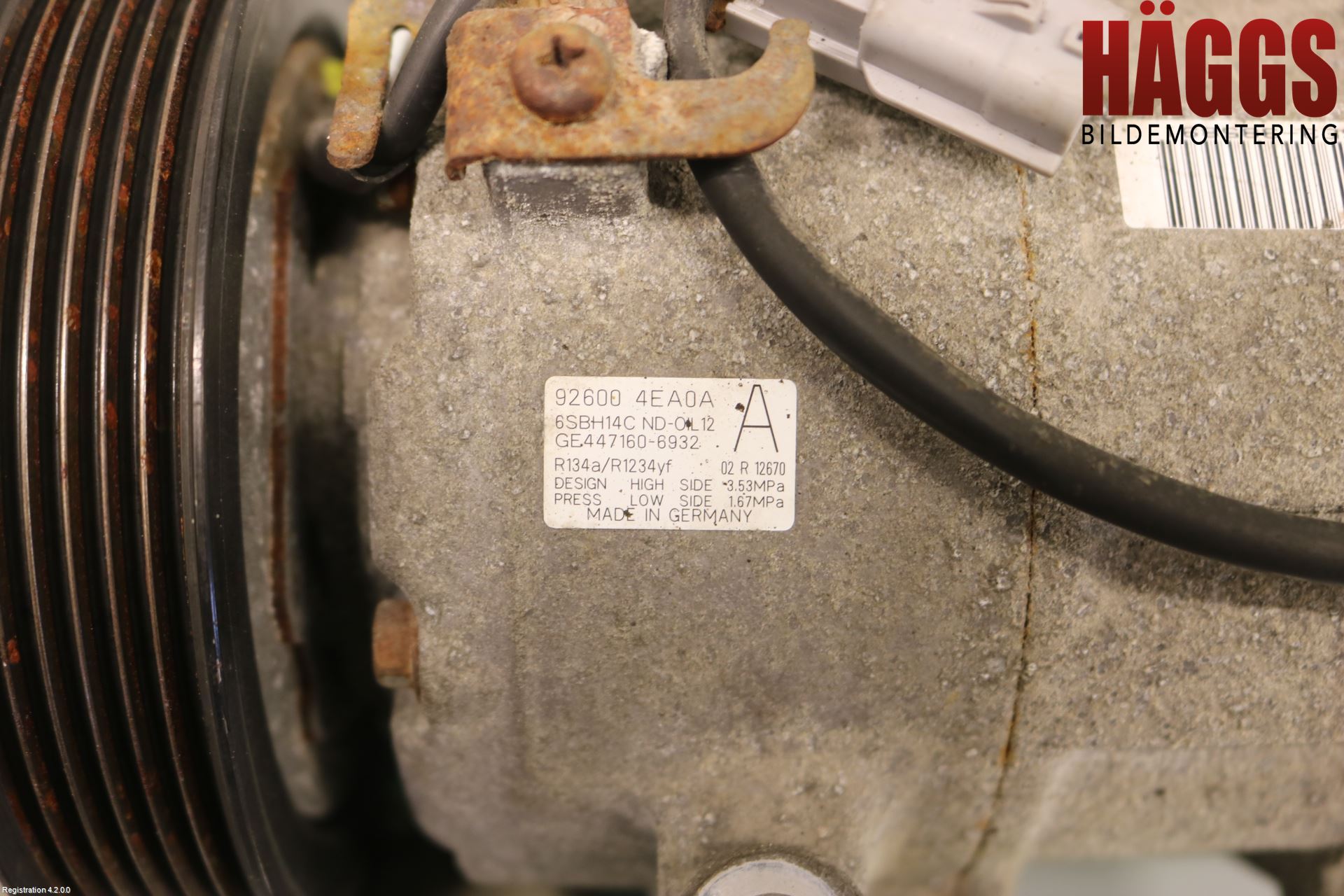 Nissan QASHQAI 14-17 Ac Kompressor