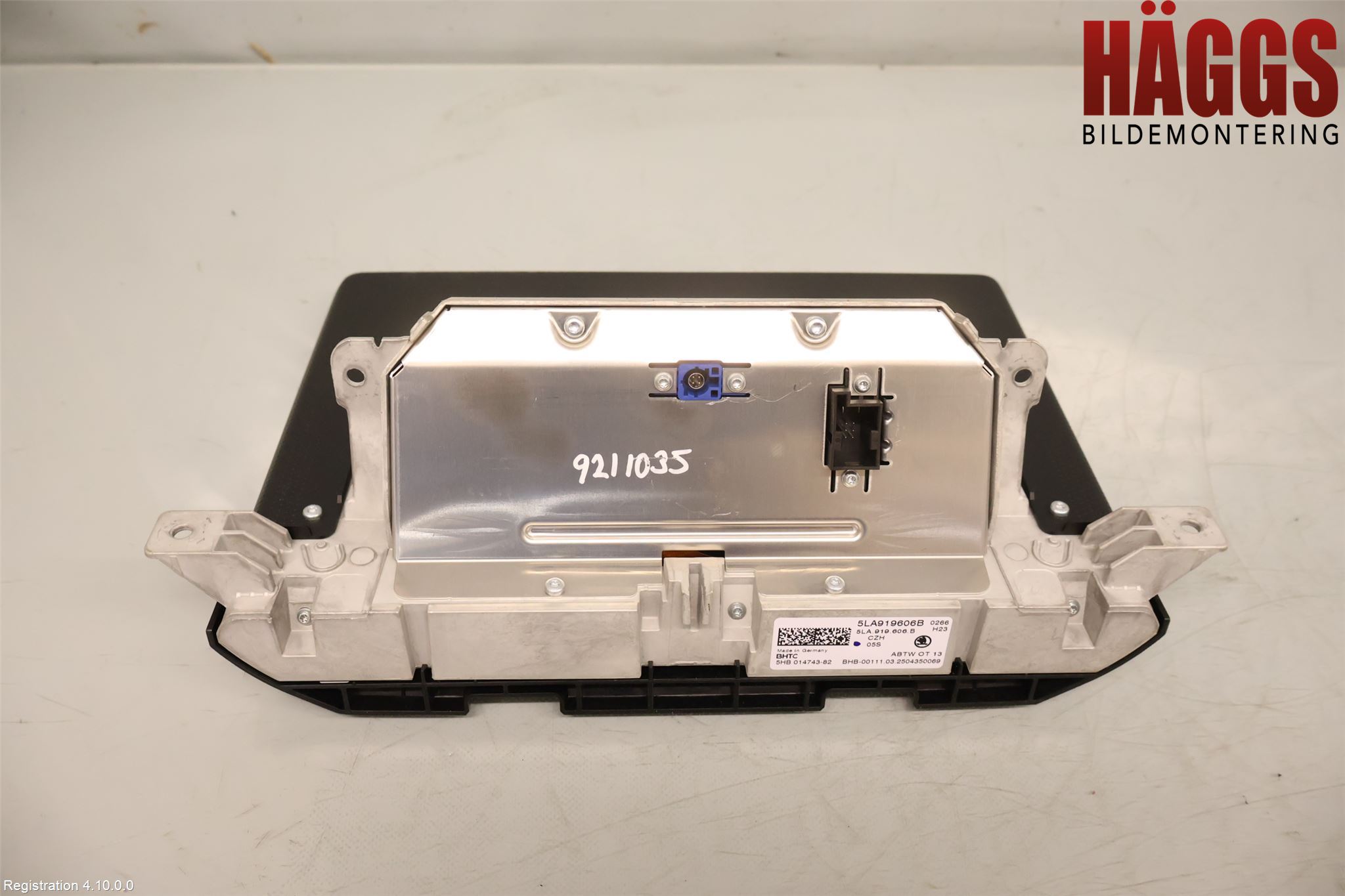 Skoda ENYAQ iV 21- Multifunktionsdisplay