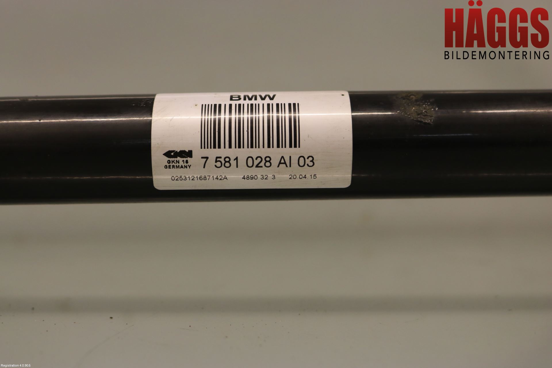 BMW 5 F10/F11/F18 09-17 Drivaxel Bak Höger