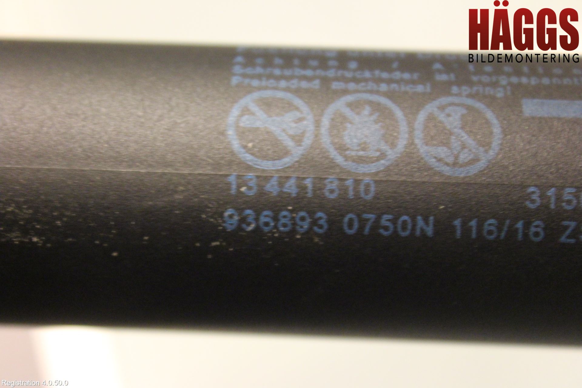 Opel INSIGNIA 09-16 Gasfjäder Baklucka