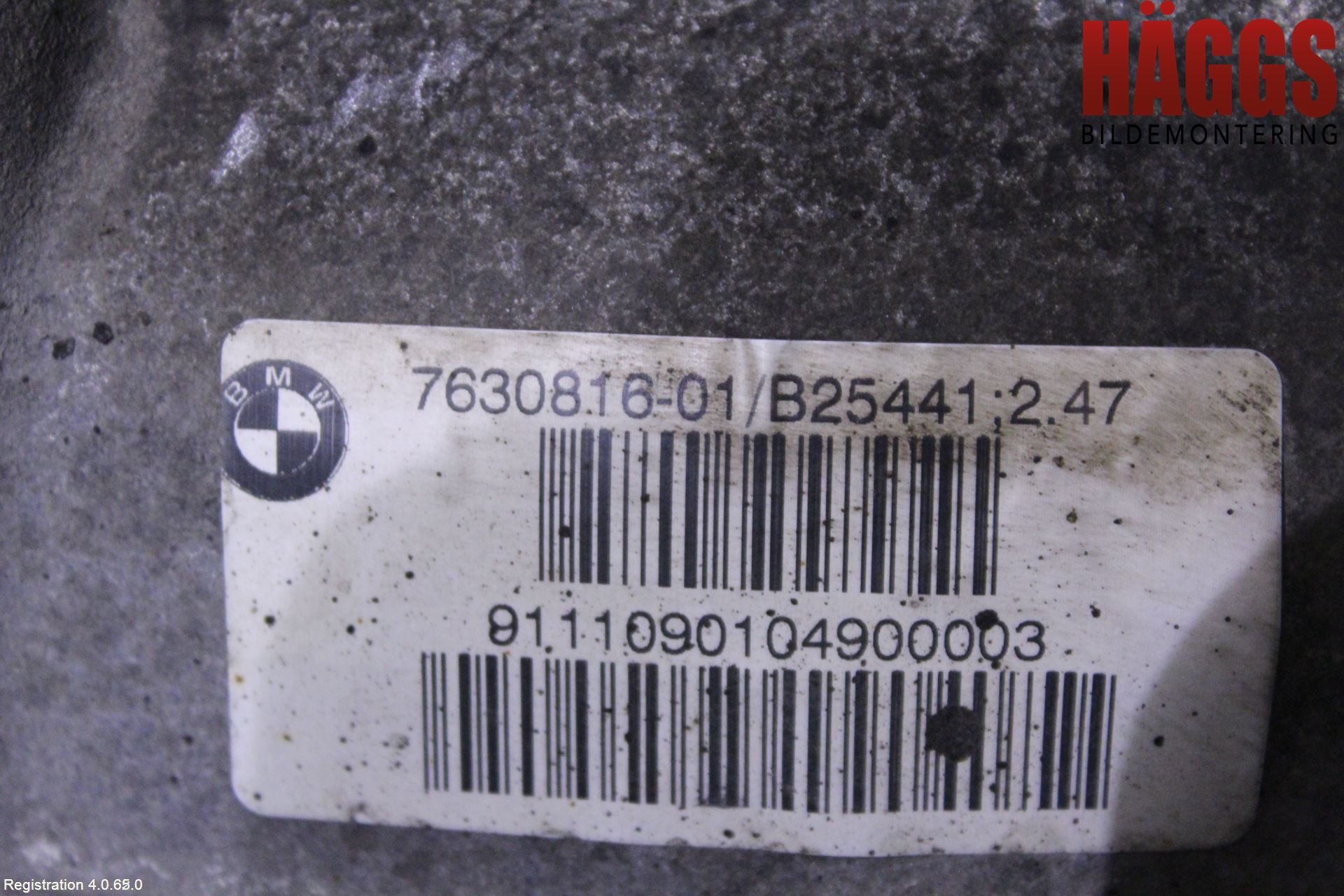 BMW 5 F10/F11/F18 09-17 Bakväxel-Diff