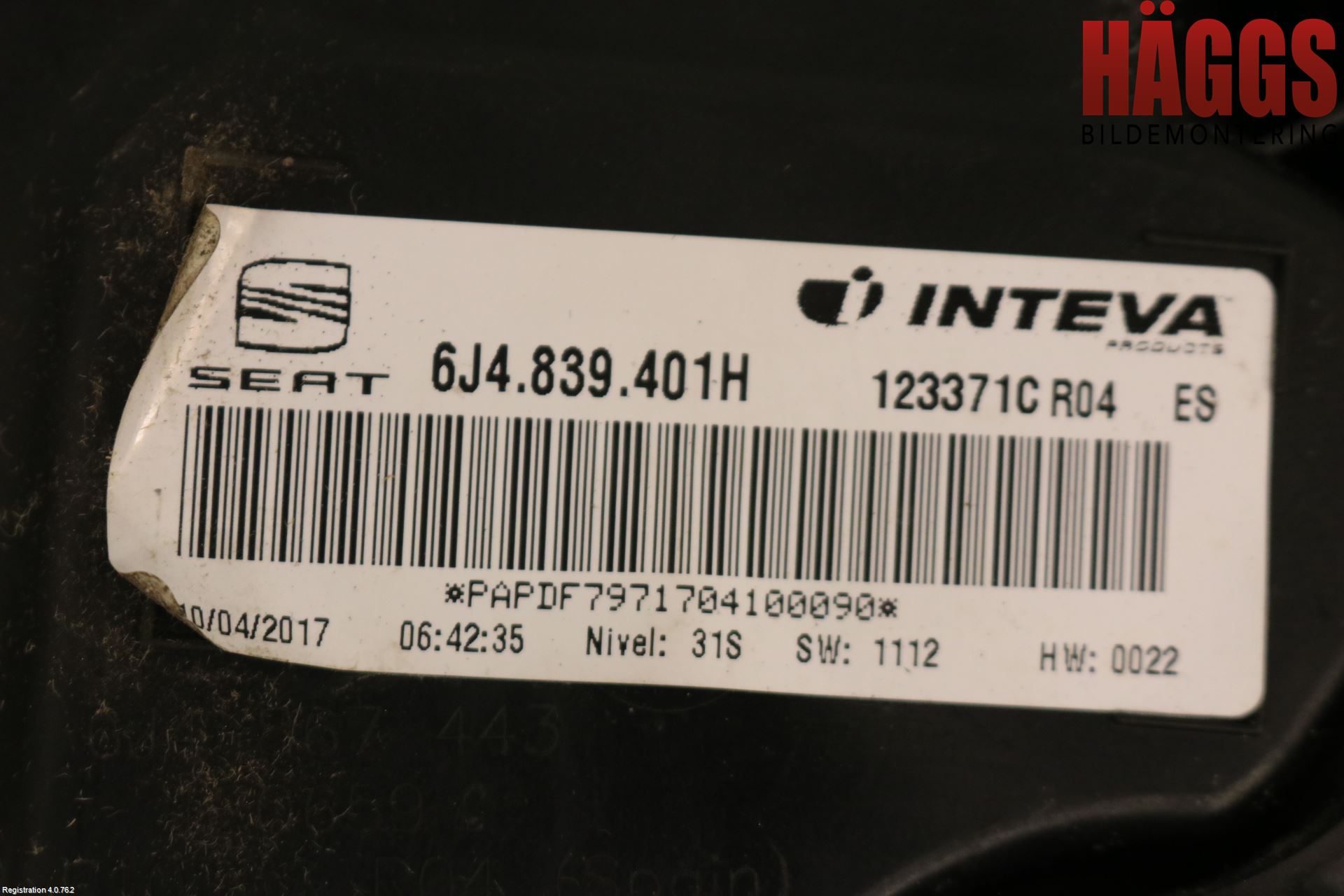 Seat IBIZA IV 08-16 Fönsterhissmekanism