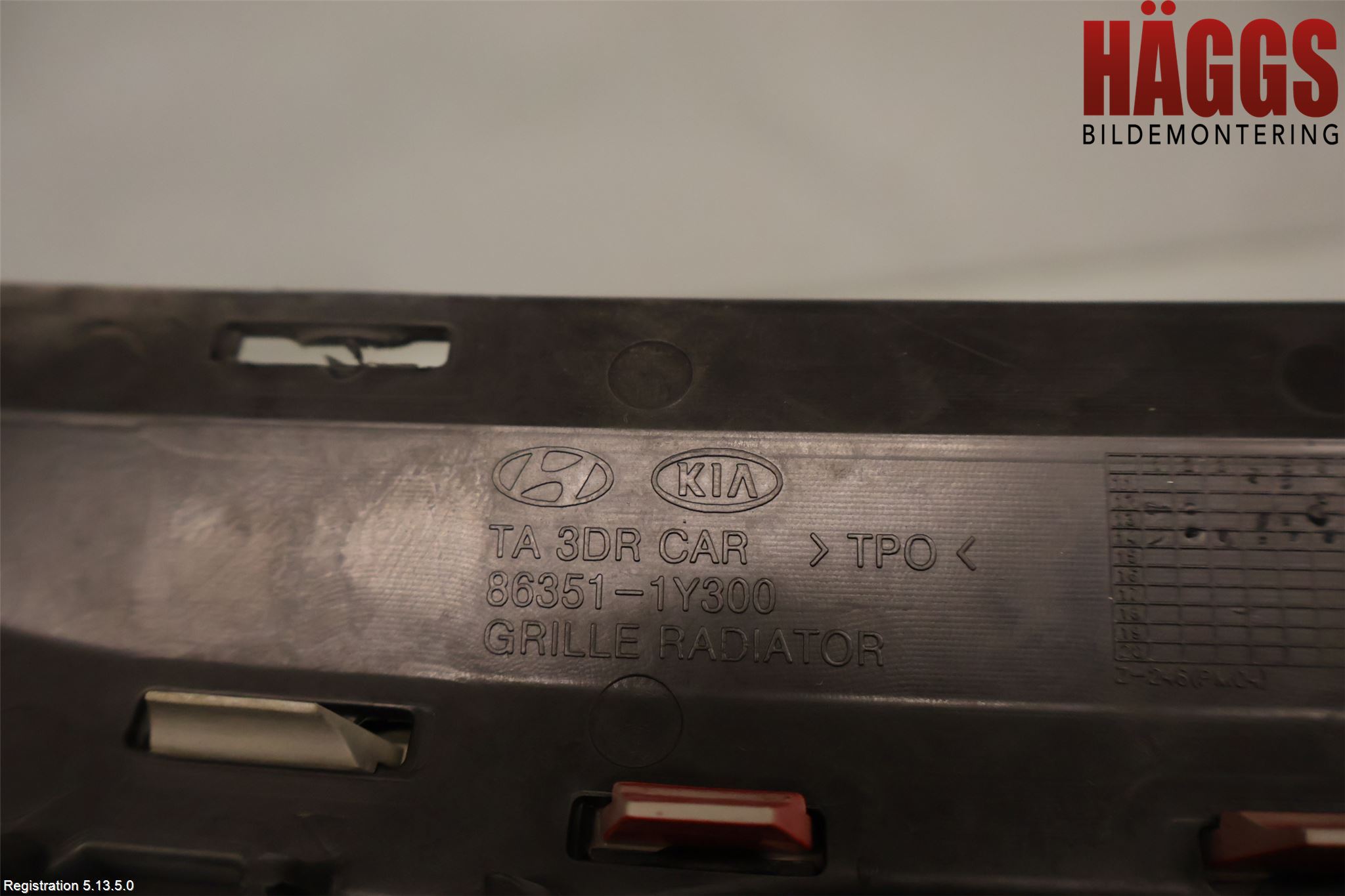 Kia PICANTO 12-17 Grill Komp