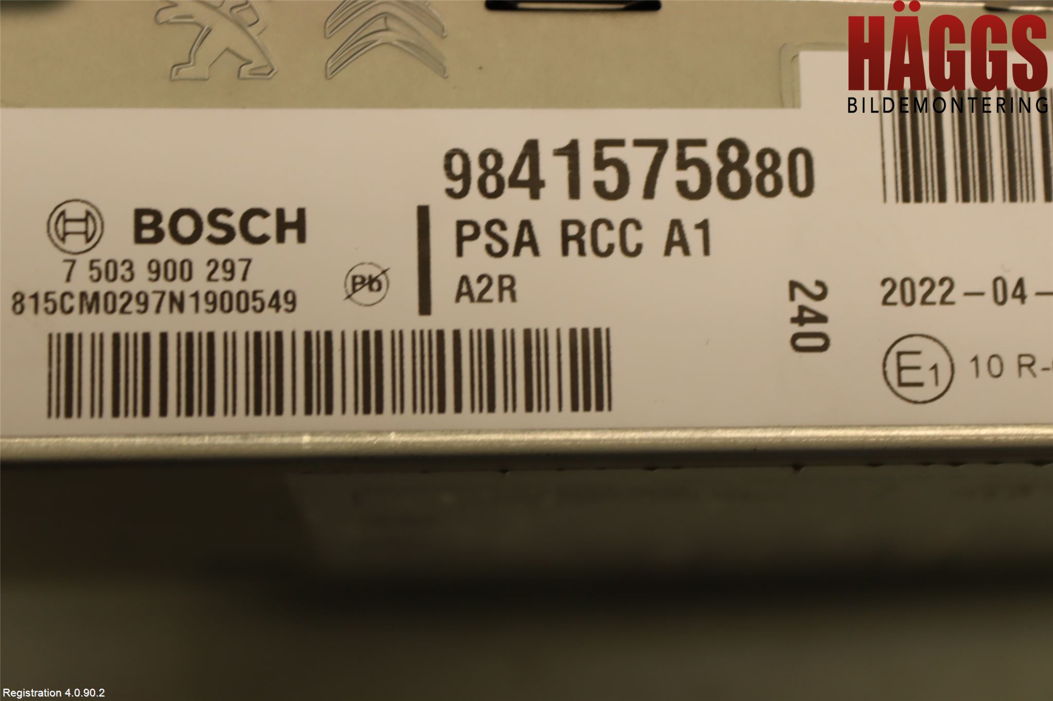 Peugeot 208/E-208 20- Cd Radio - Multimediapanel
