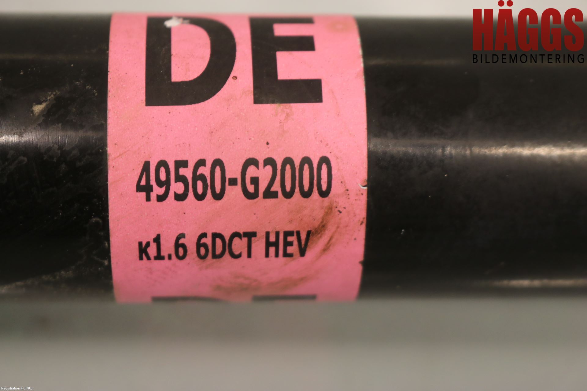 Kia NIRO (DE) 17-22 Drivaxel Fram Höger