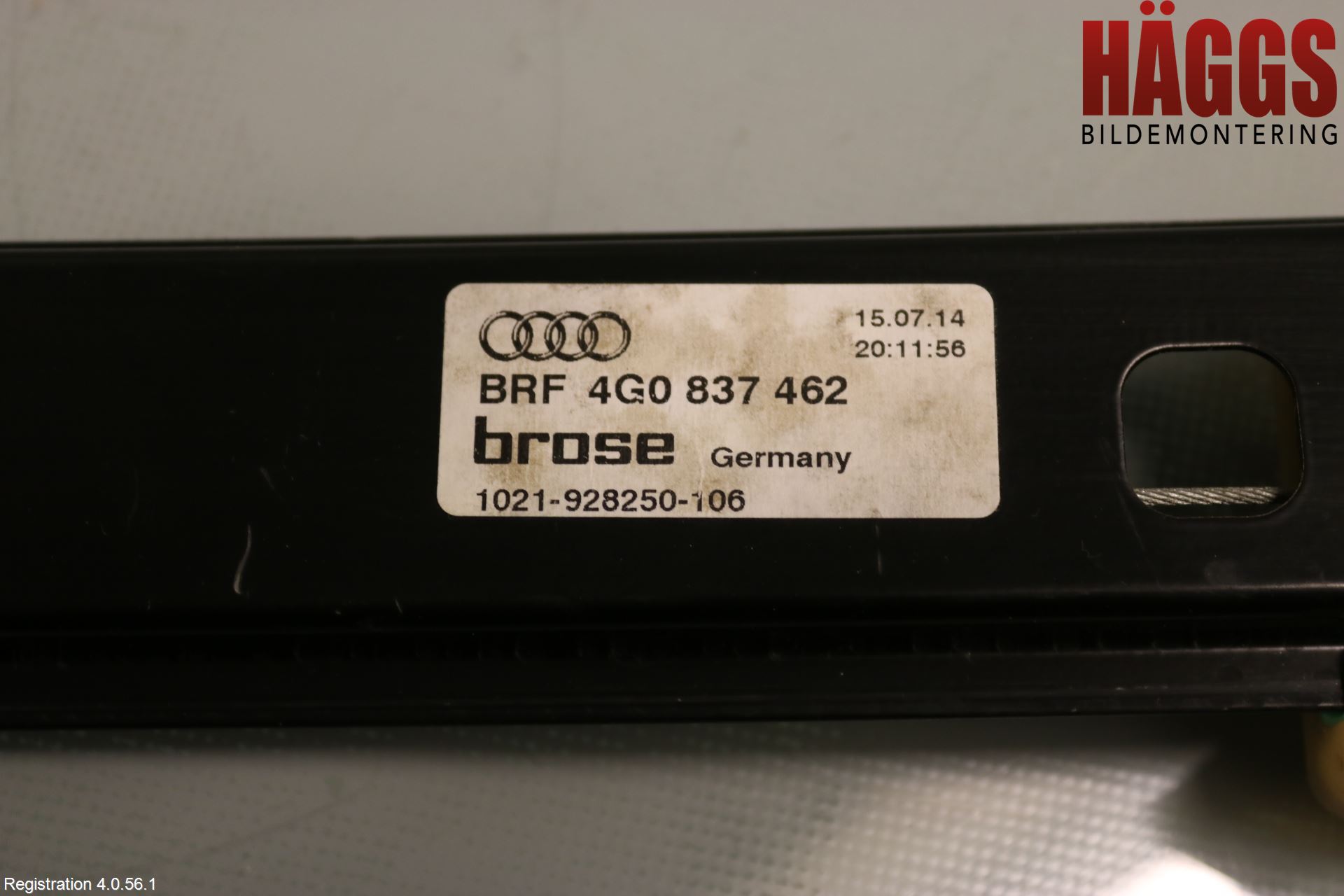 Audi A6 ALLROAD 12-18 Fönsterhissmekanism