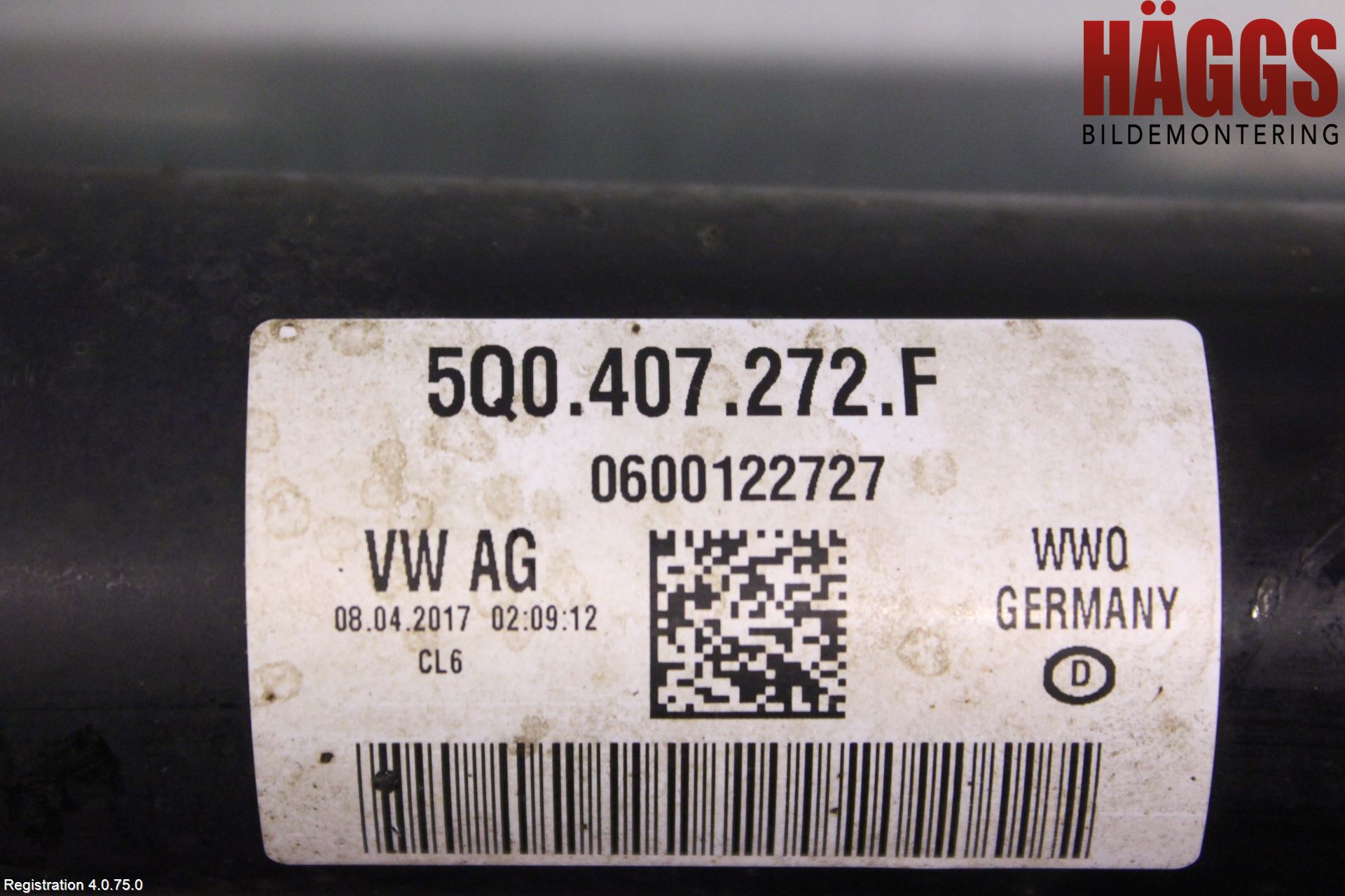 Volkswagen VW GOLF / E-GOLF VII 13-20 Drivaxel Fram Höger