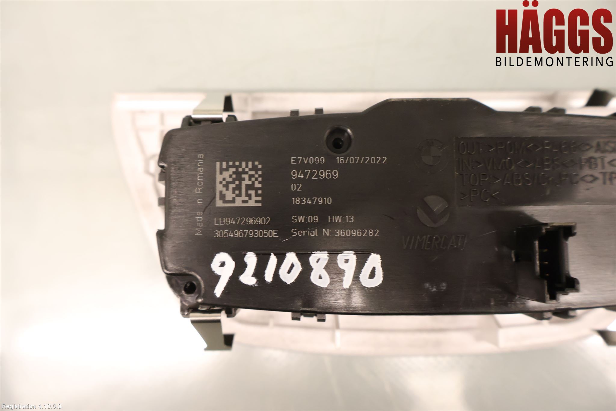 BMW 5 G30/G31/F90 17-23 Strömställare Ljus