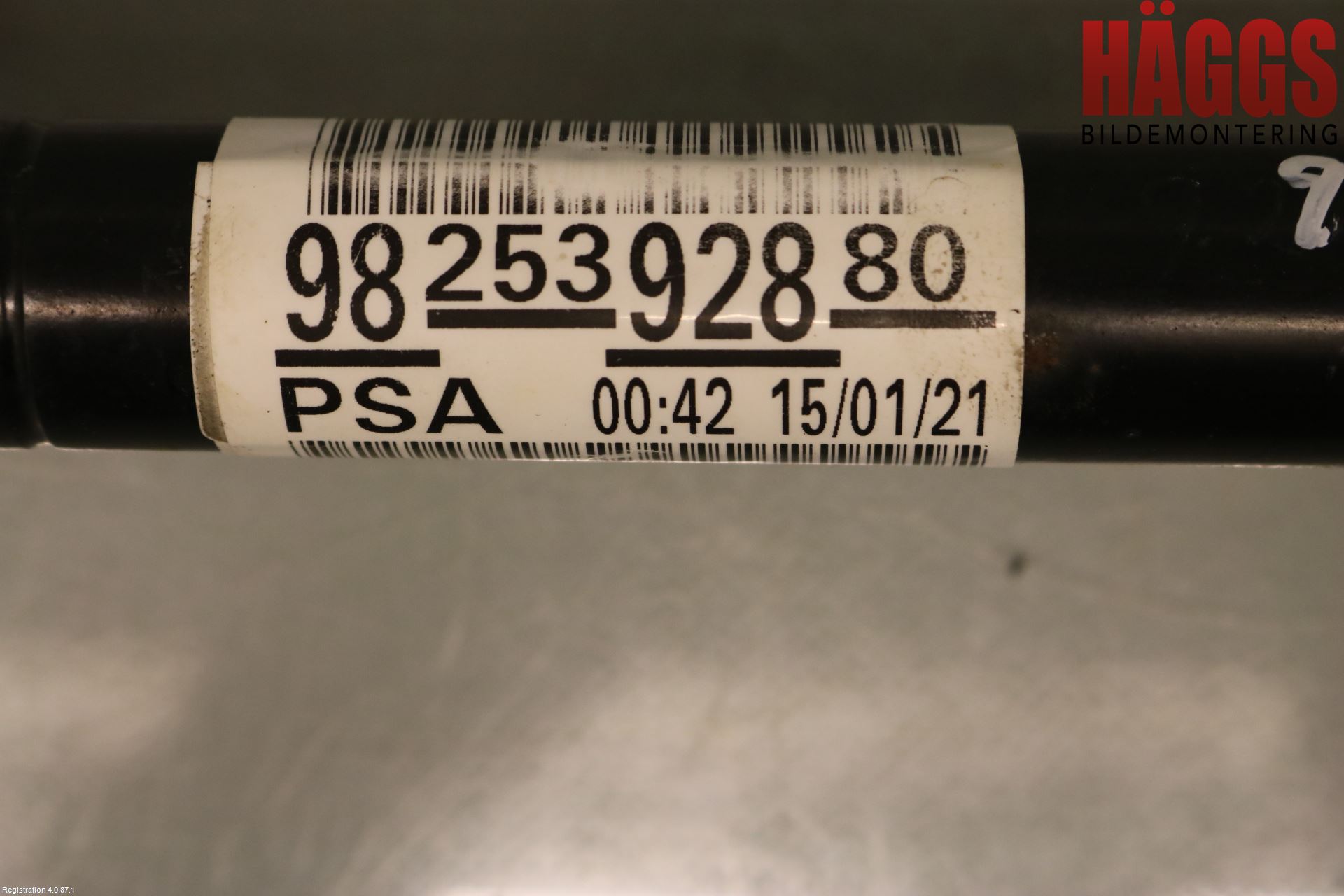 Peugeot 208/E-208 20- Drivaxel Fram Höger