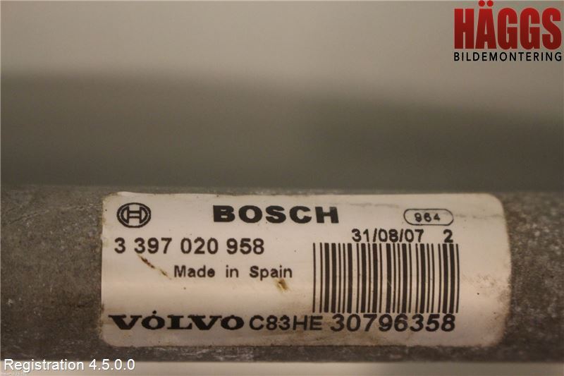 Volvo XC70 08-13 Torkarmekanism Vindruta