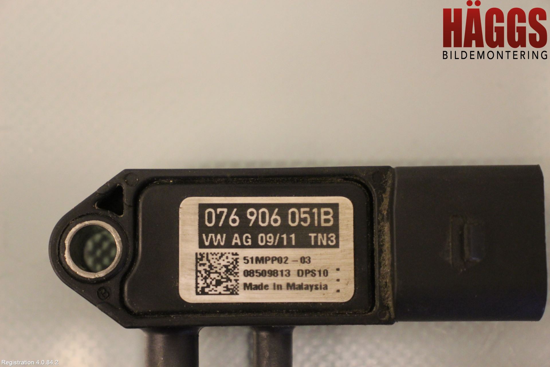 Volkswagen VW GOLF VI 09-13 Givare Temp-Tryck Avgas