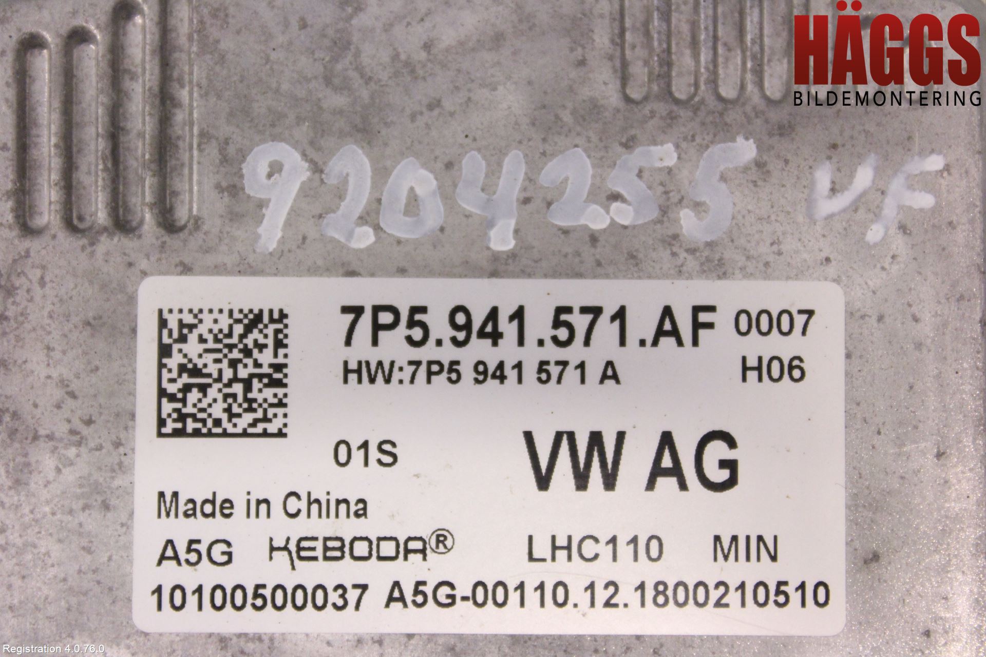 Volkswagen VW TIGUAN 16-24 Styrenhet Strålkastare