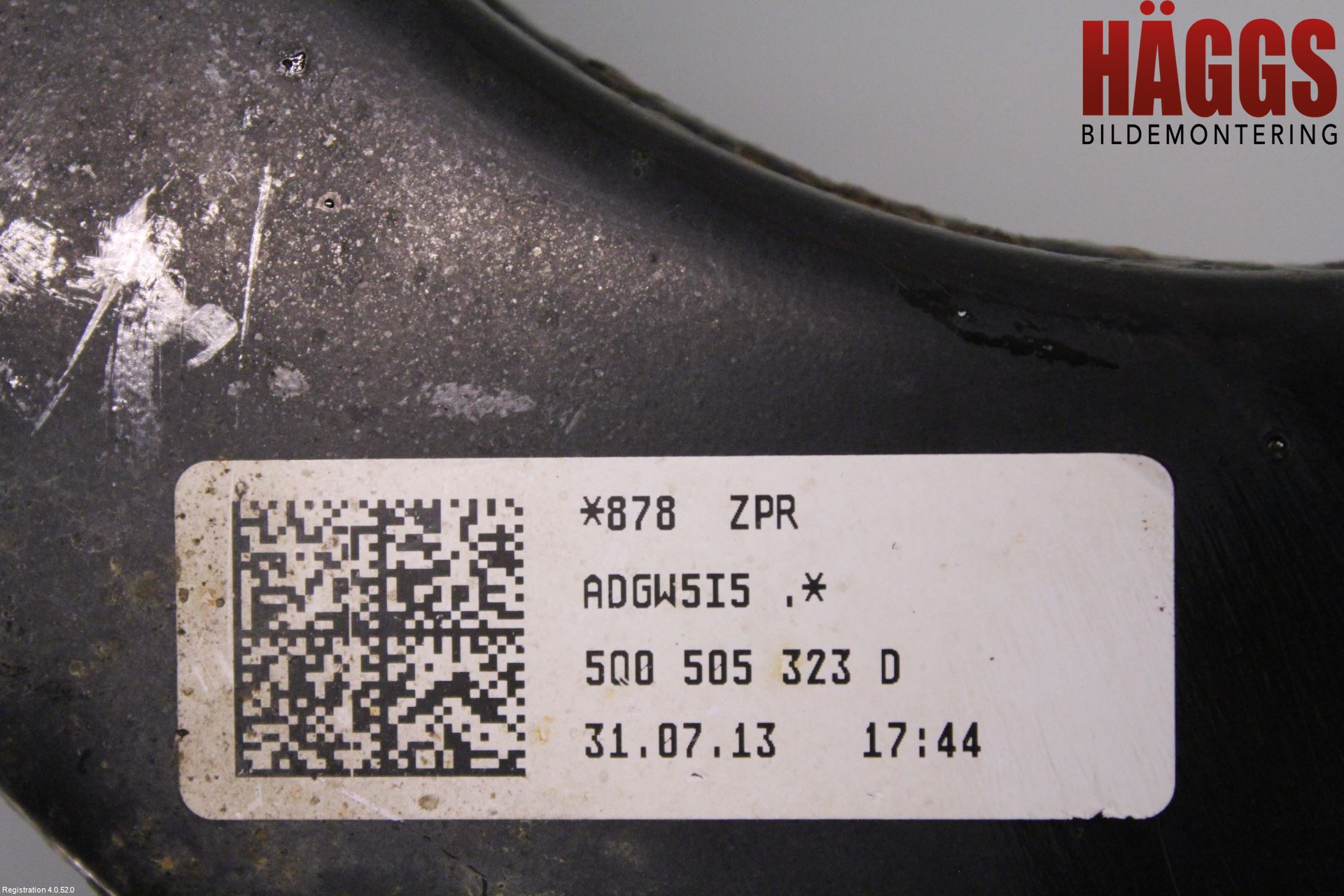 Volkswagen VW PASSAT 11-14 Bärarm Bak Övre Höger