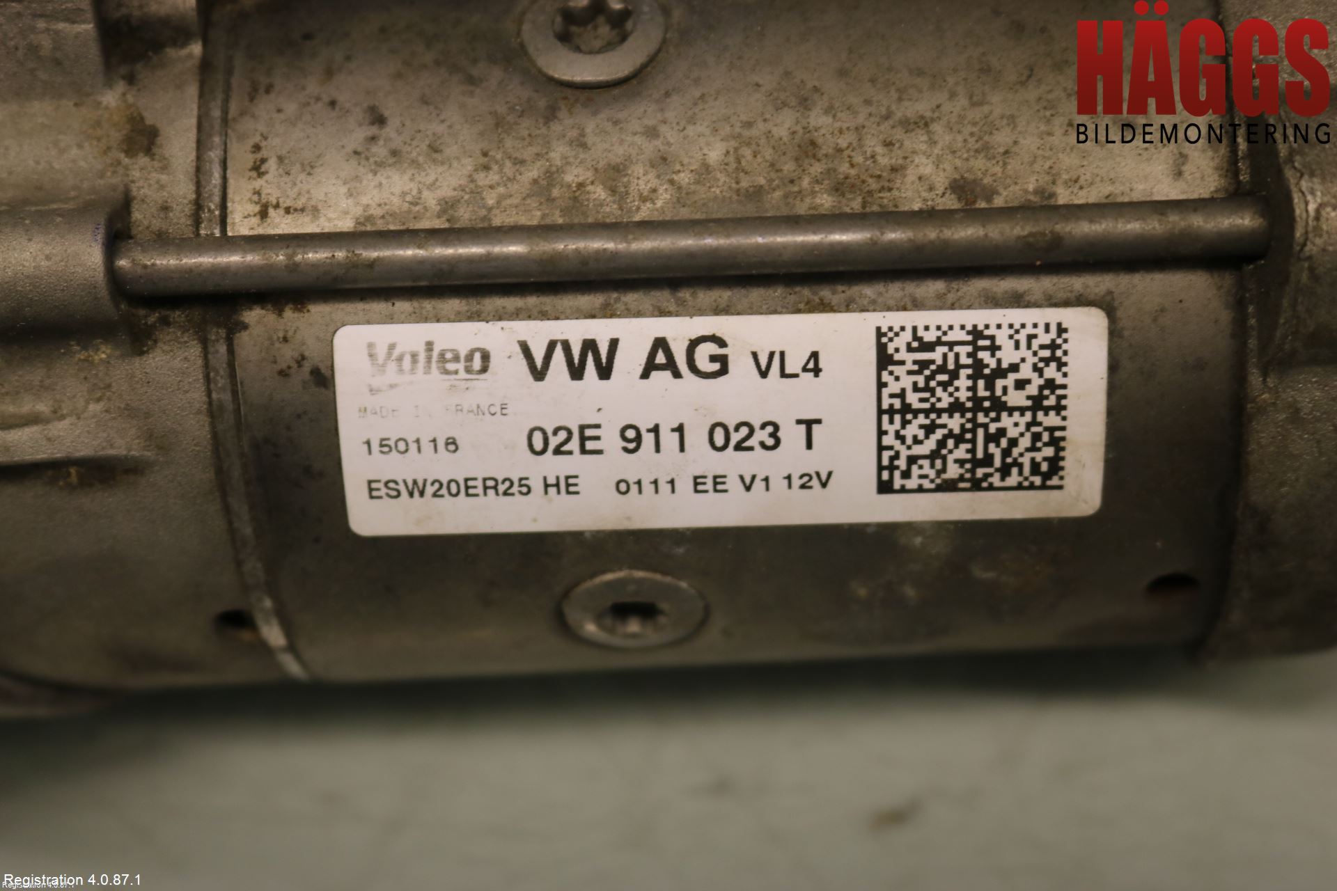 Audi A3/S3 8V 13-20 Startmotor Diesel