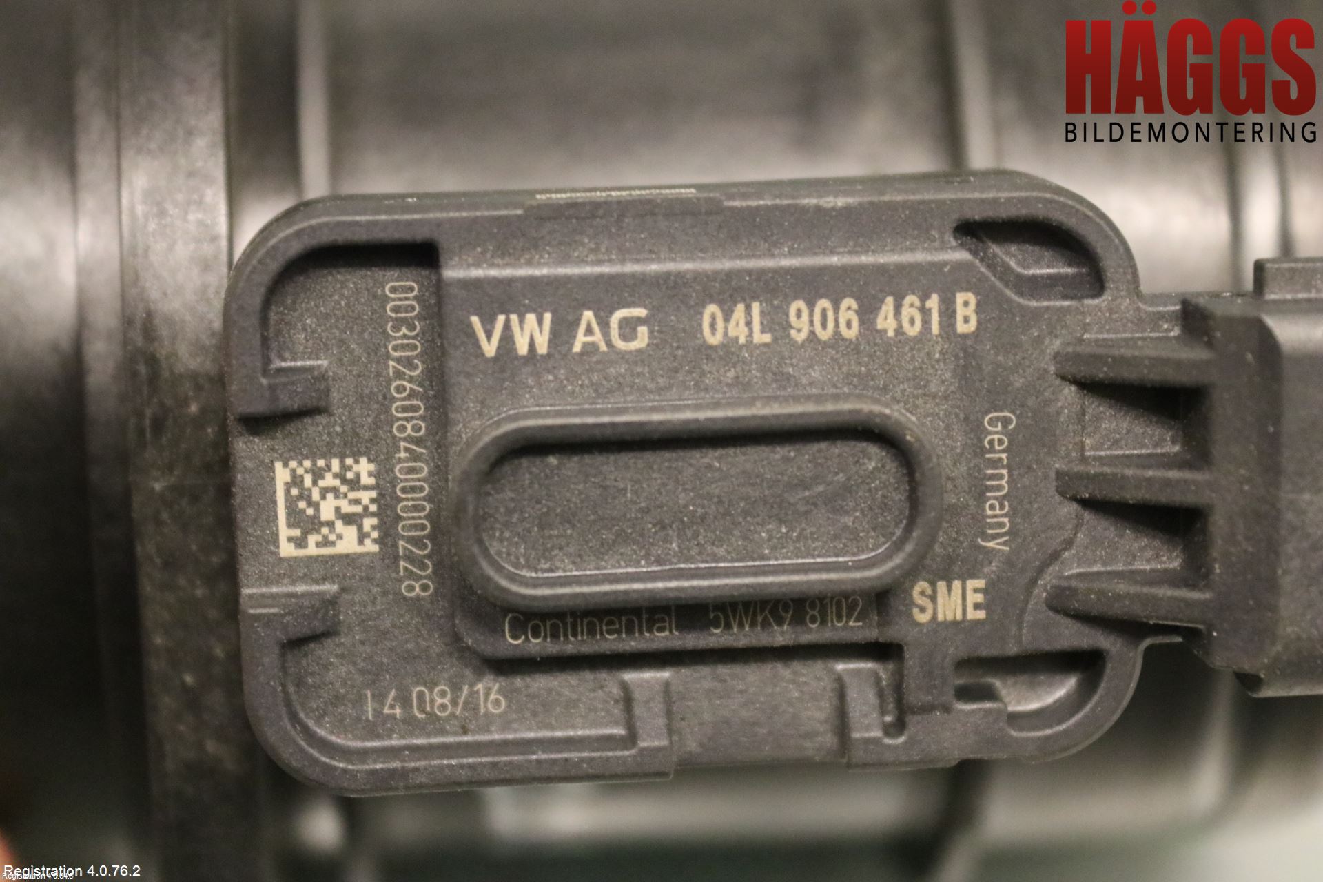 Volkswagen VW GOLF / E-GOLF VII 13-20 Injluftmassamätare